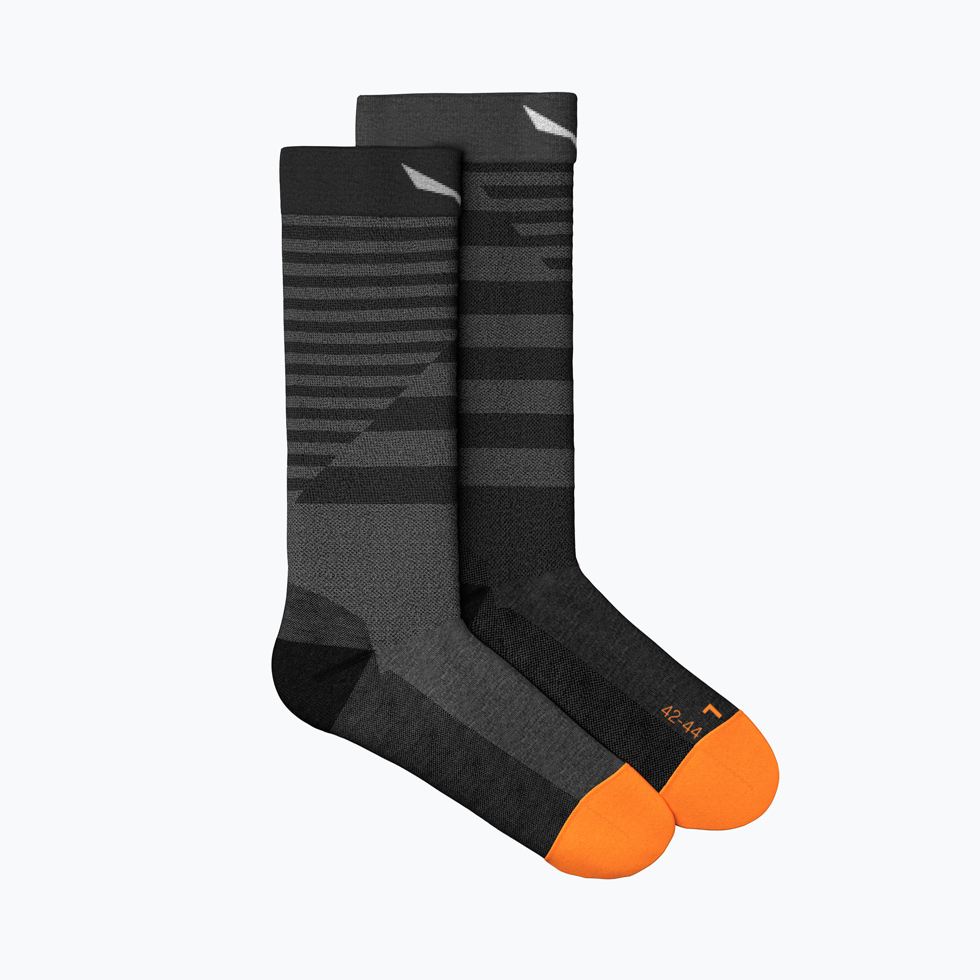 Salewa men's socks Fanes Hyb Str. Am Crew medium grey melange/6080 (42-44 EU)