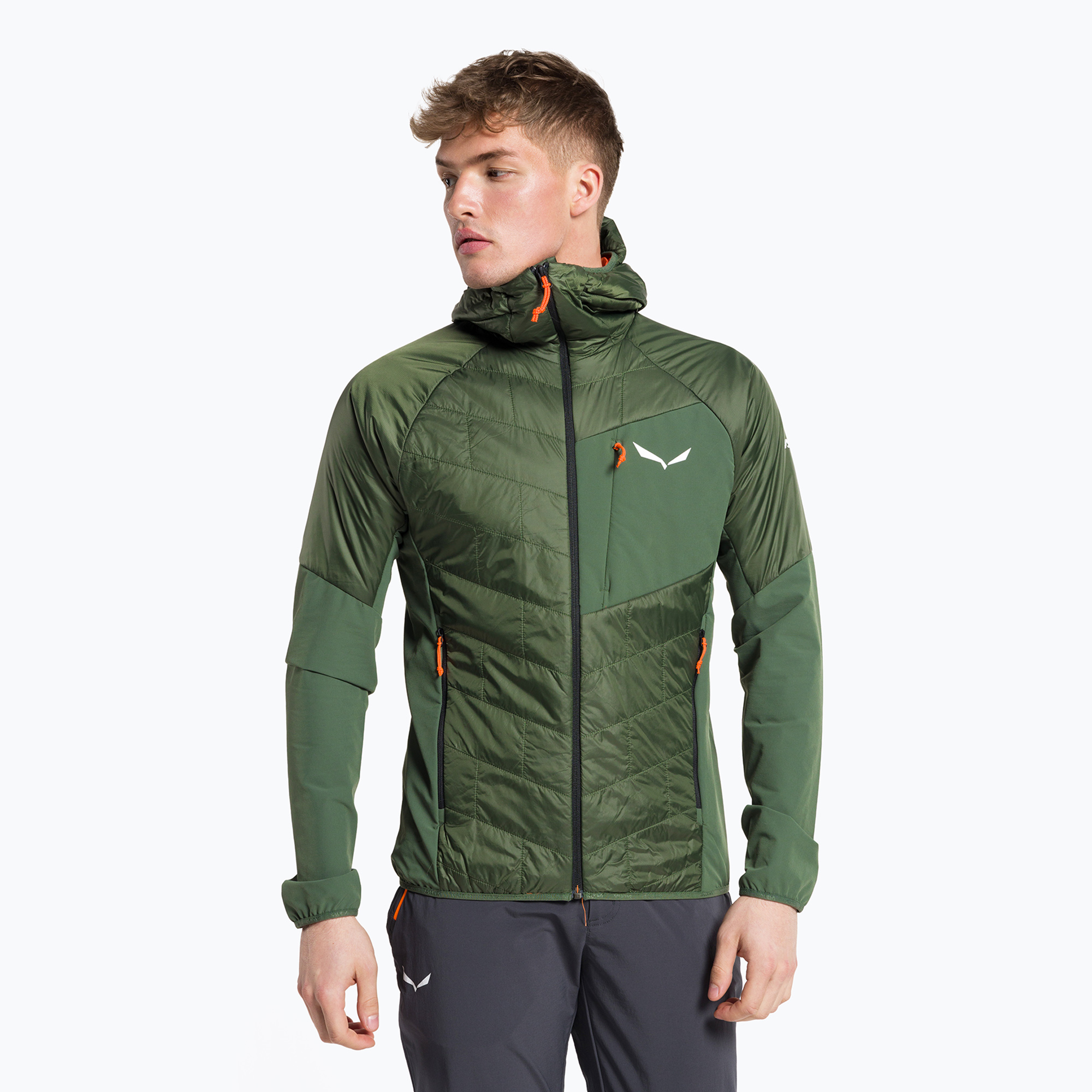 Men's Salewa Ortles Hybrid TWR dark green 00-0000027187 jacket (44/XS)