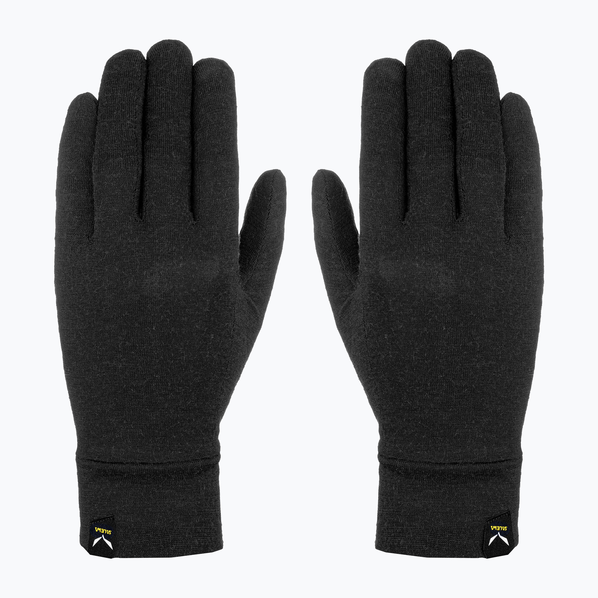 Women's trekking gloves Salewa Cristallo Merino black out (XS)