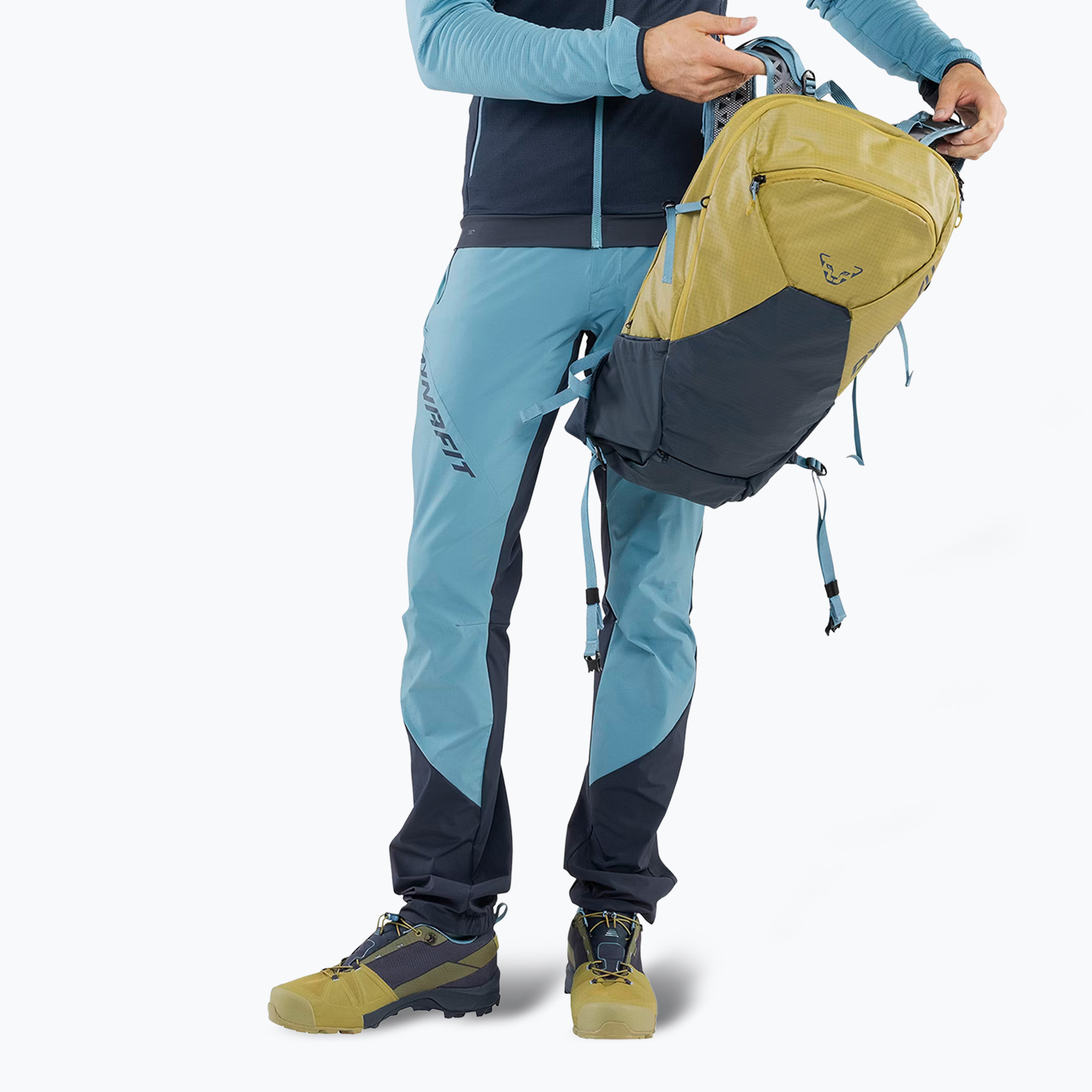 DYNAFIT Transalper Light Dynastretch men's trekking trousers storm blue
