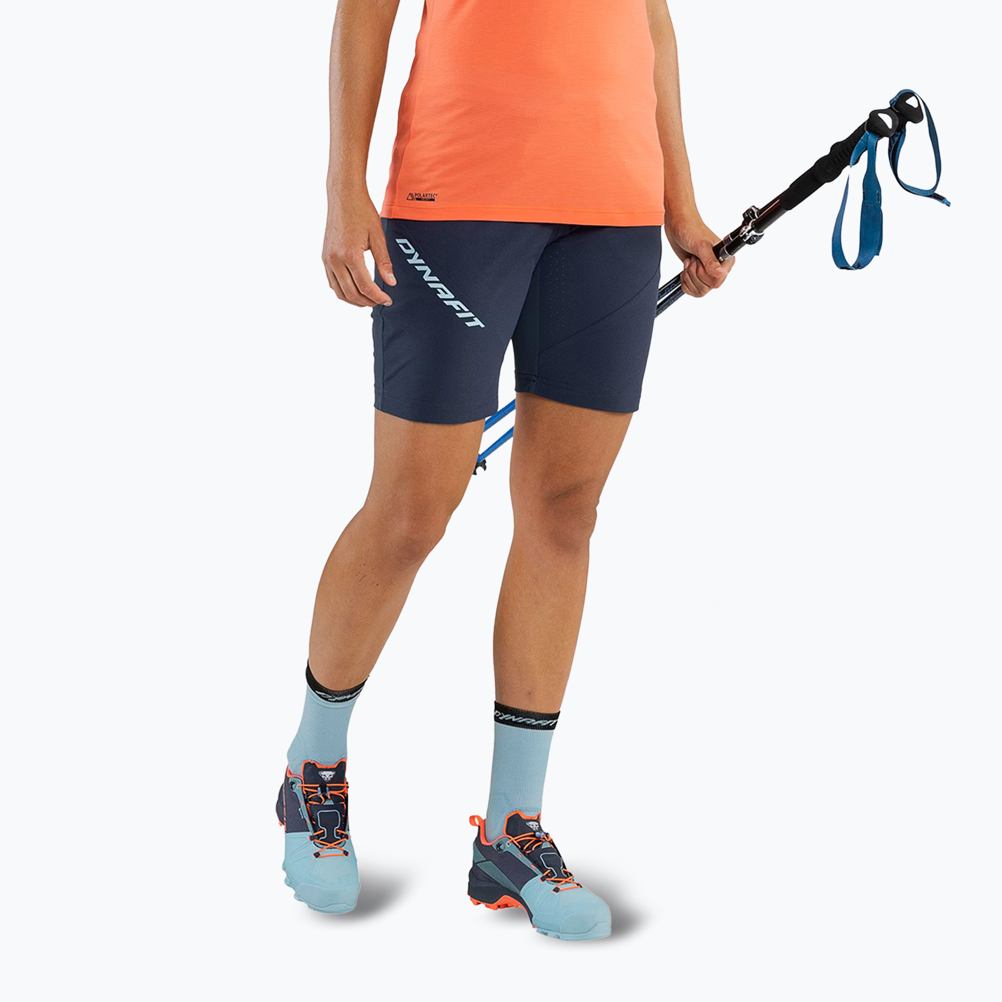 DYNAFIT women's trekking shorts Transalper Light Dynastretch blueberry marine blue