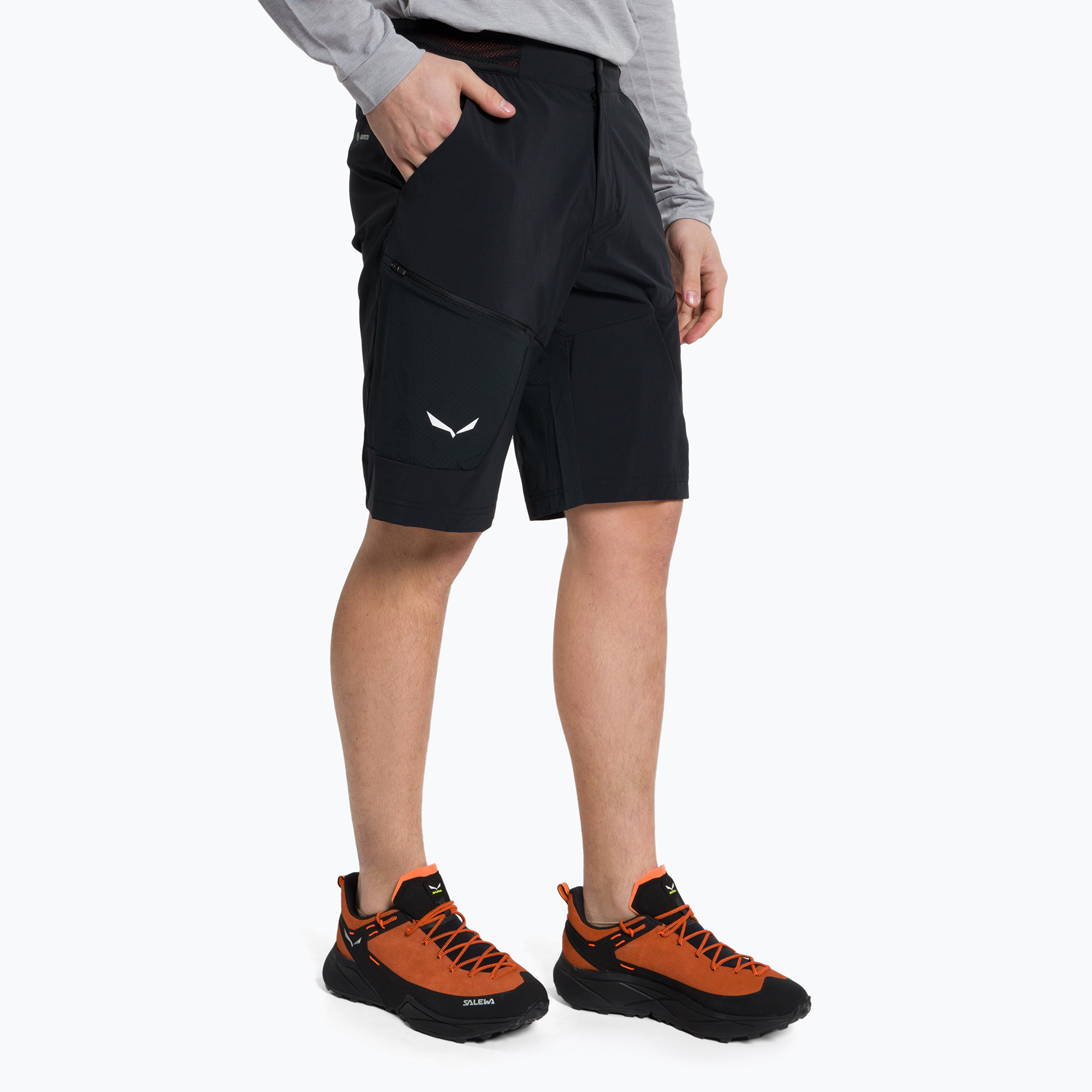 Men's Salewa Pedroc 3 DST Cargo trekking shorts black 00-0000028601 (48/M)