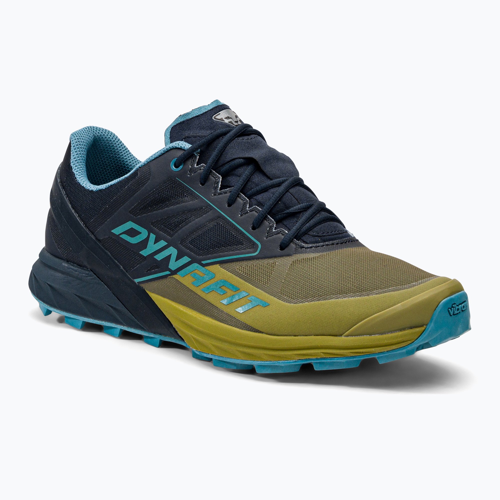 Men's DYNAFIT Alpine army/blueberry running shoes (41 EU)