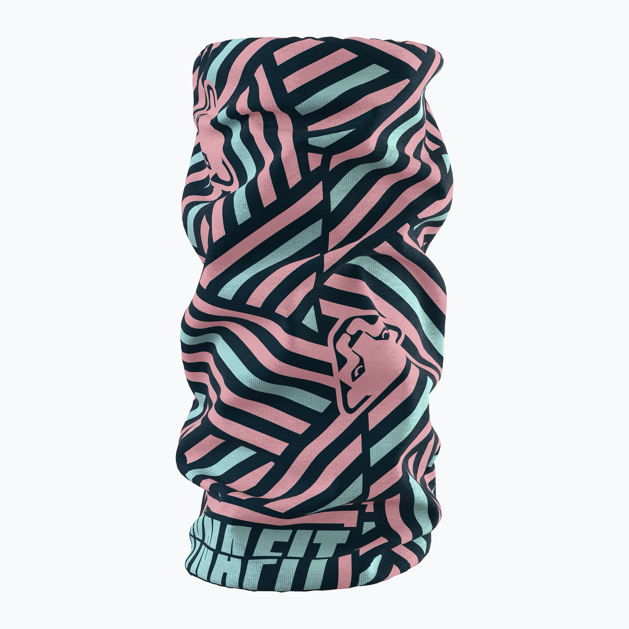 DYNAFIT Logo Neck Gaiter Multifunctional Sling mokarosa/razzle dazzle