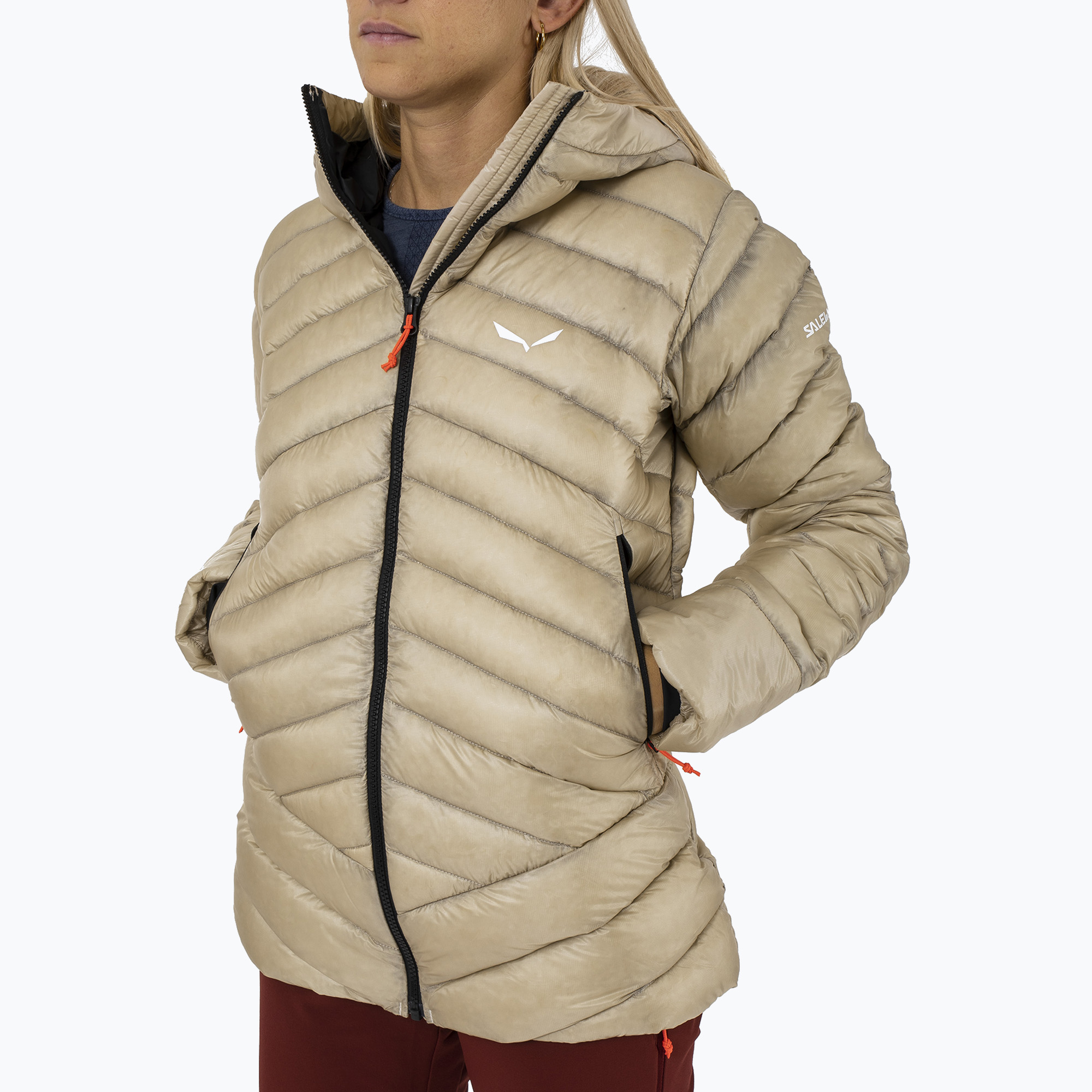 Salewa women's down jacket Ortles Med 3 Rds Dwn oatmeal (40/34)