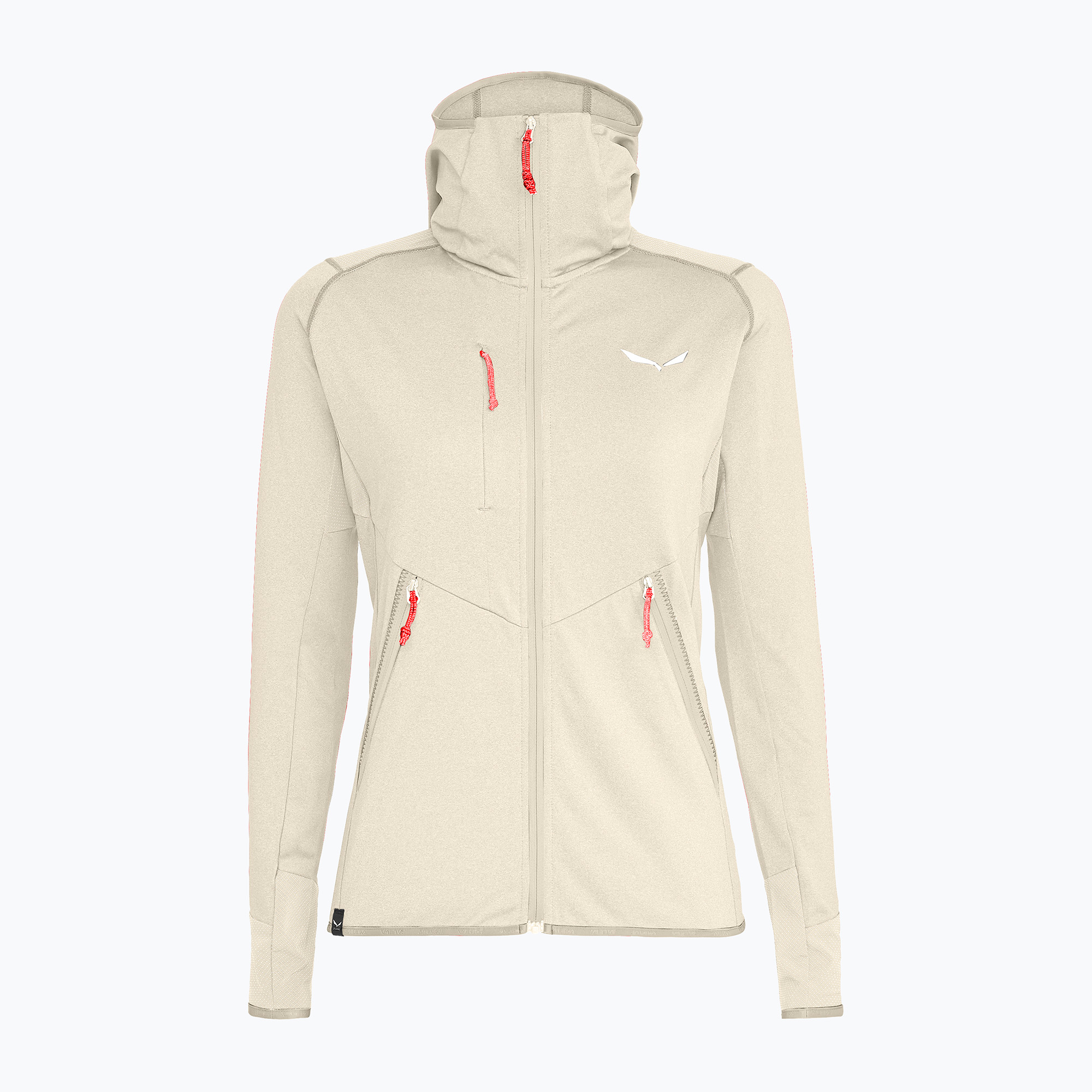 Salewa women's trekking sweatshirt Agner Hybrid PL/DST oatmeal melange