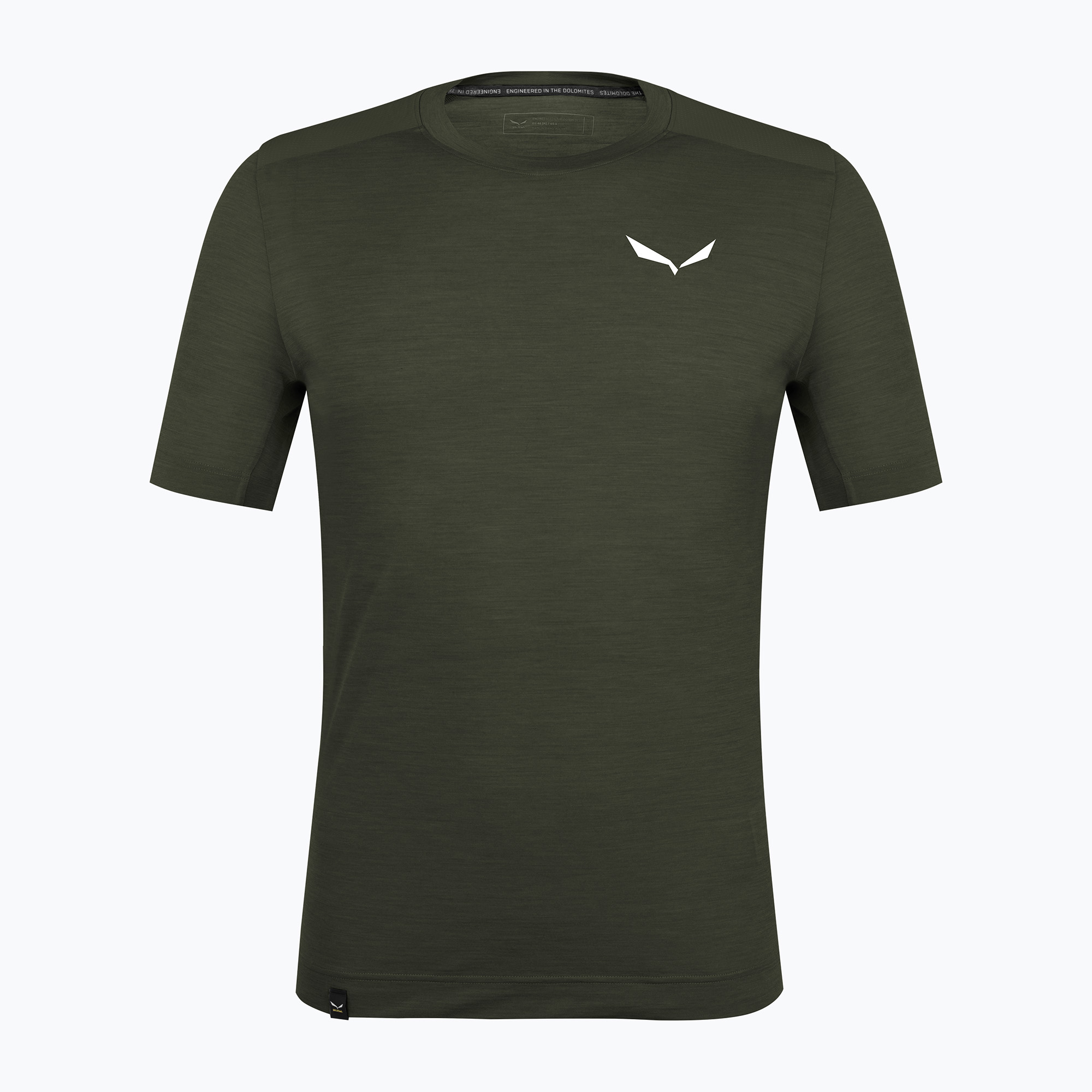 Salewa men's Agner dark olive T-shirt (48/M)