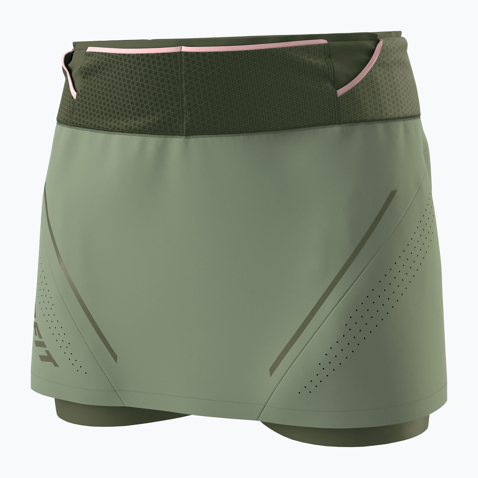 Women's DYNAFIT Ultra 2/1 sage running skirt (XS)
