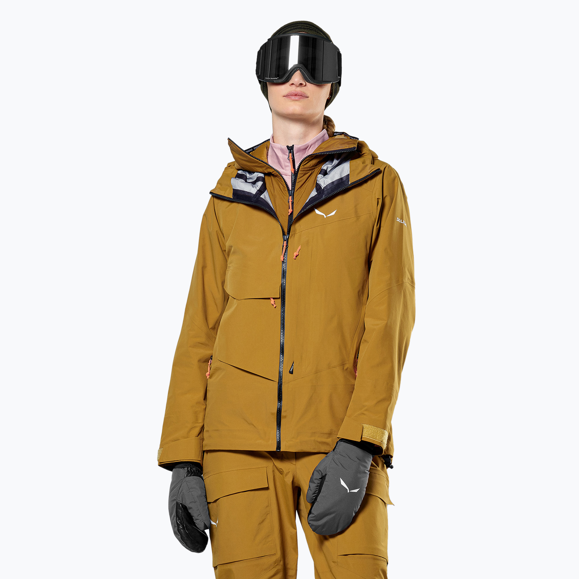 Salewa women's jacket Sella Free 3L Ptx golden brown (44/38)