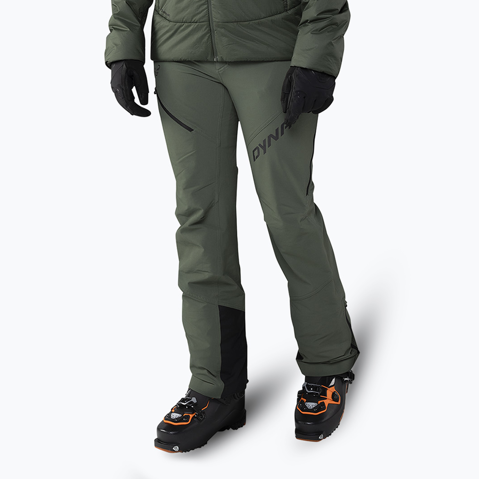 Men's DYNAFIT Mercury 2 Dynastretch thyme ski trousers (S)