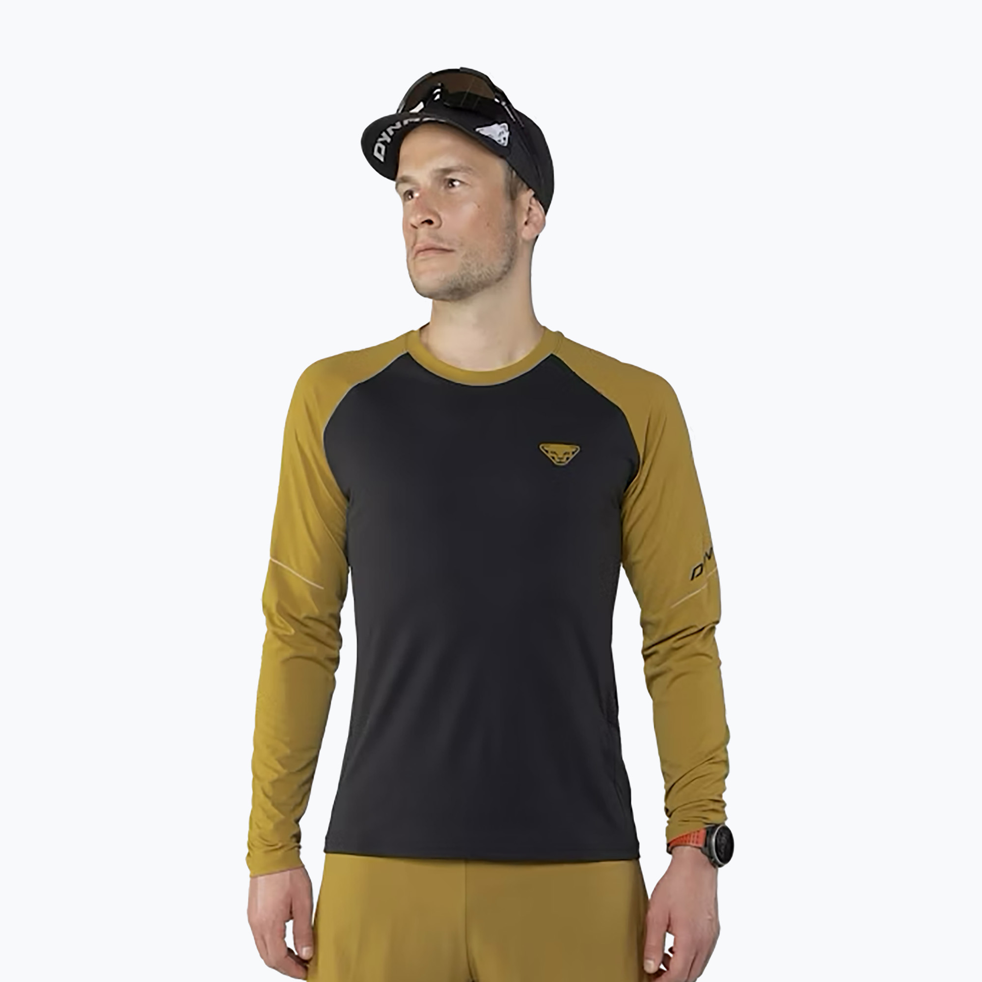 Men's DYNAFIT Alpine Pro black out tabacco running longsleeve (XL)