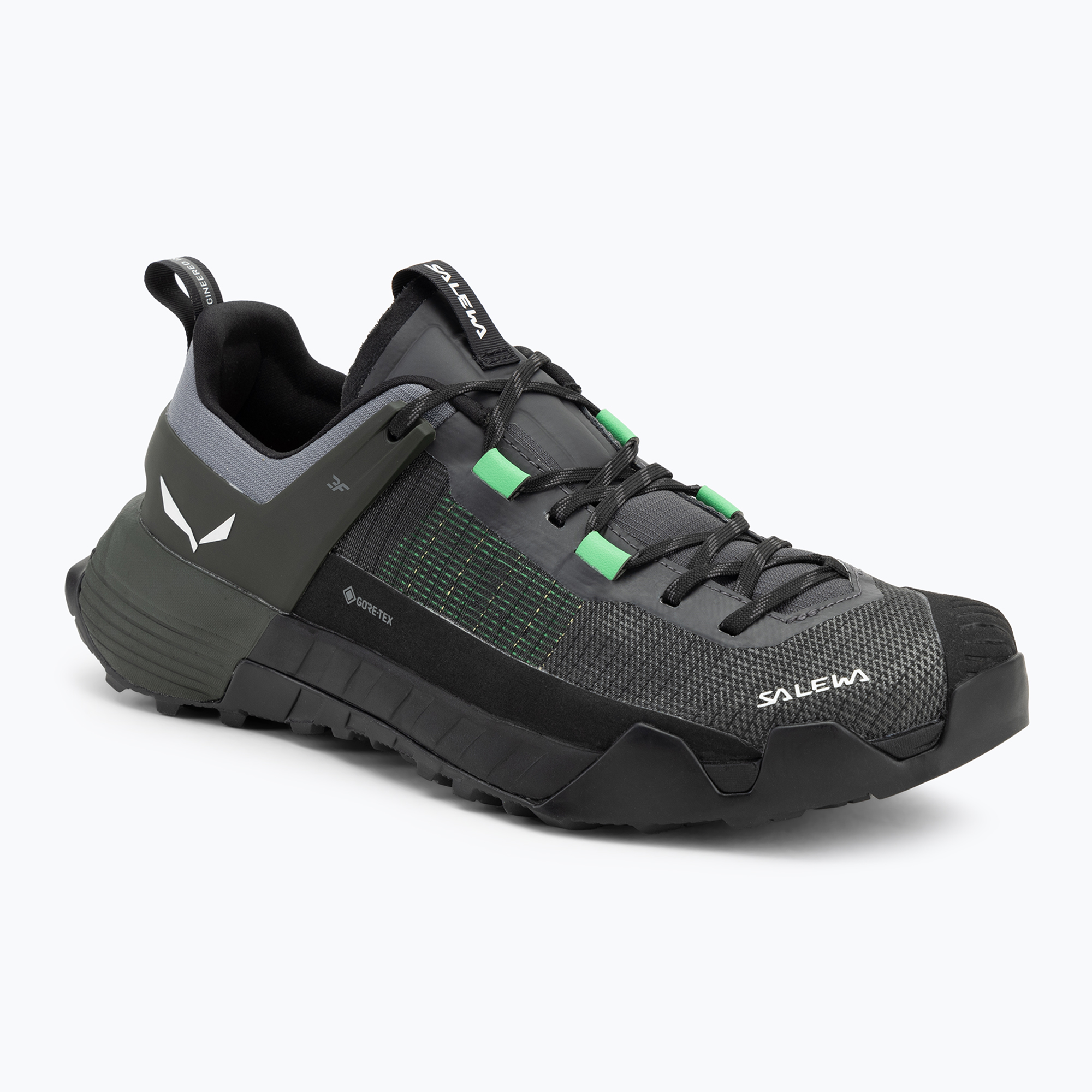 Salewa Wildfire Nxt GTX onyx / irish green men's approach shoe (42.5 EU)