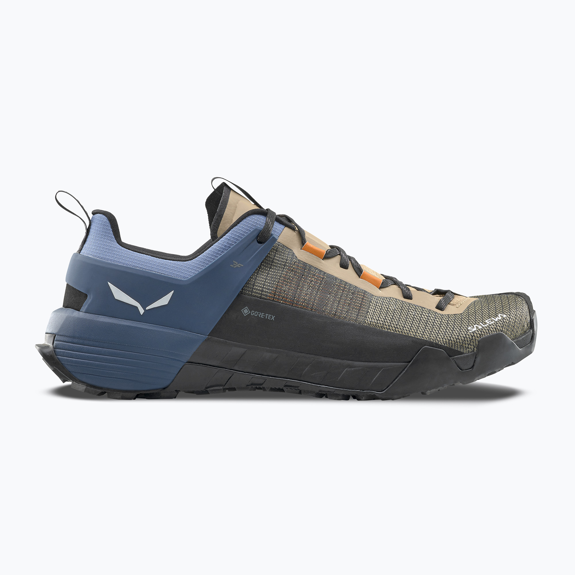 Salewa Wildfire Nxt GTX quicksand / dark denim men's approach shoes (44 EU)