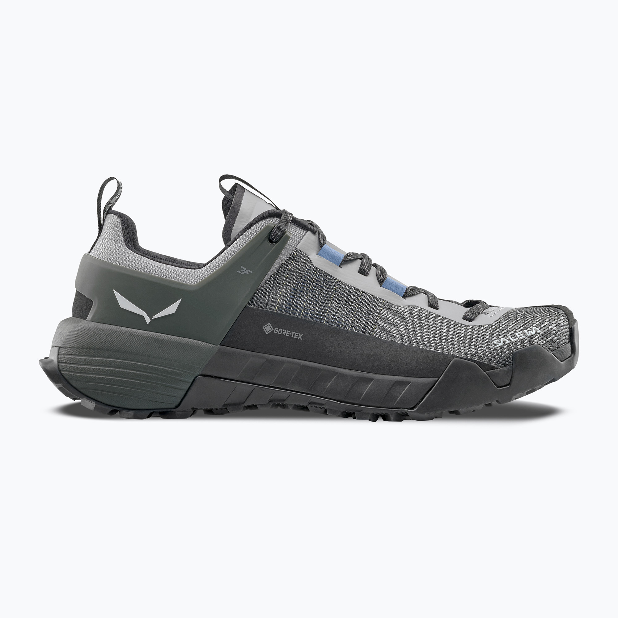 Salewa Wildfire Nxt GTX alloy / dark olive women's approach shoes (42 EU)