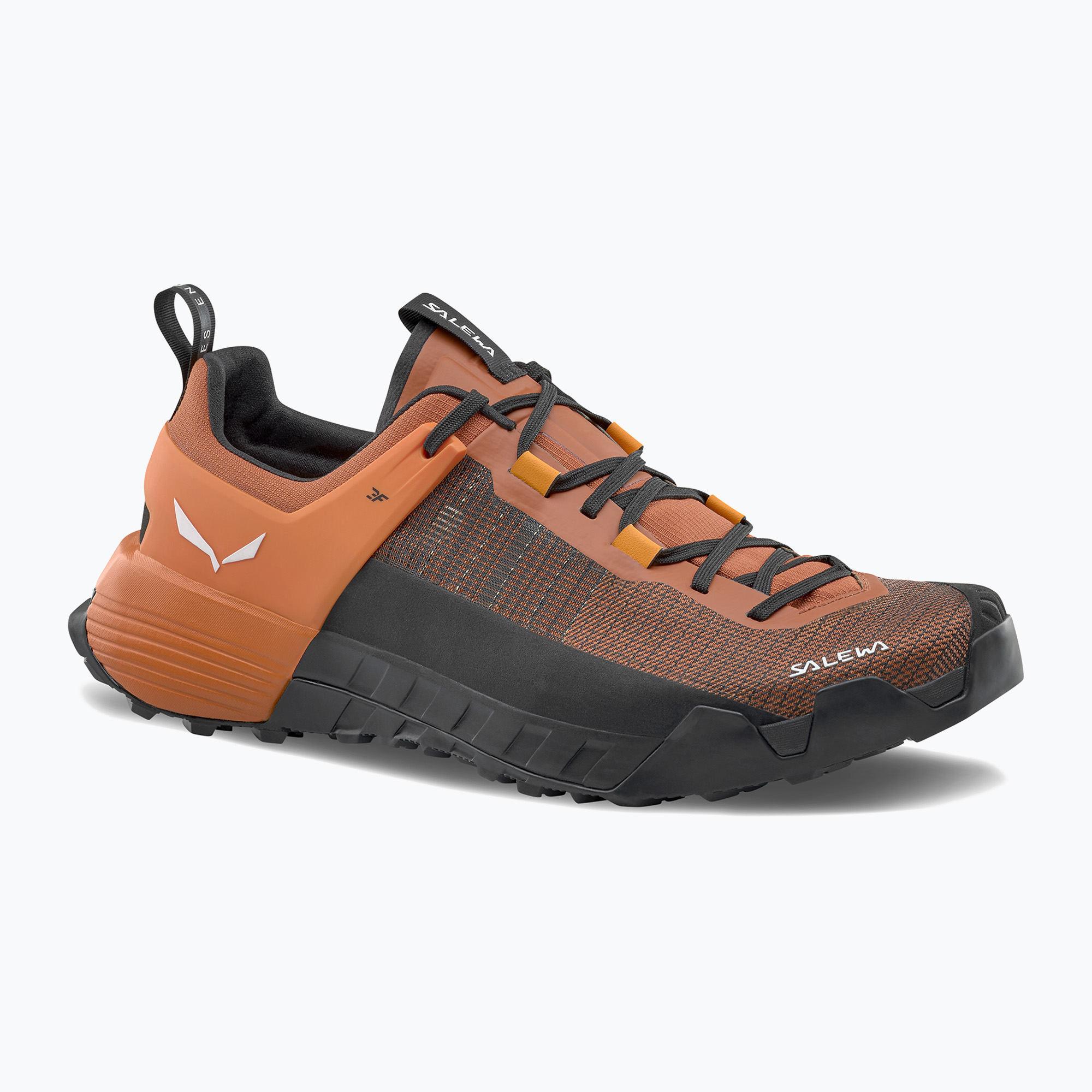 Men's Salewa Wildfire Nxt approach shoe bombay brown / tumeric (45.5 EU)
