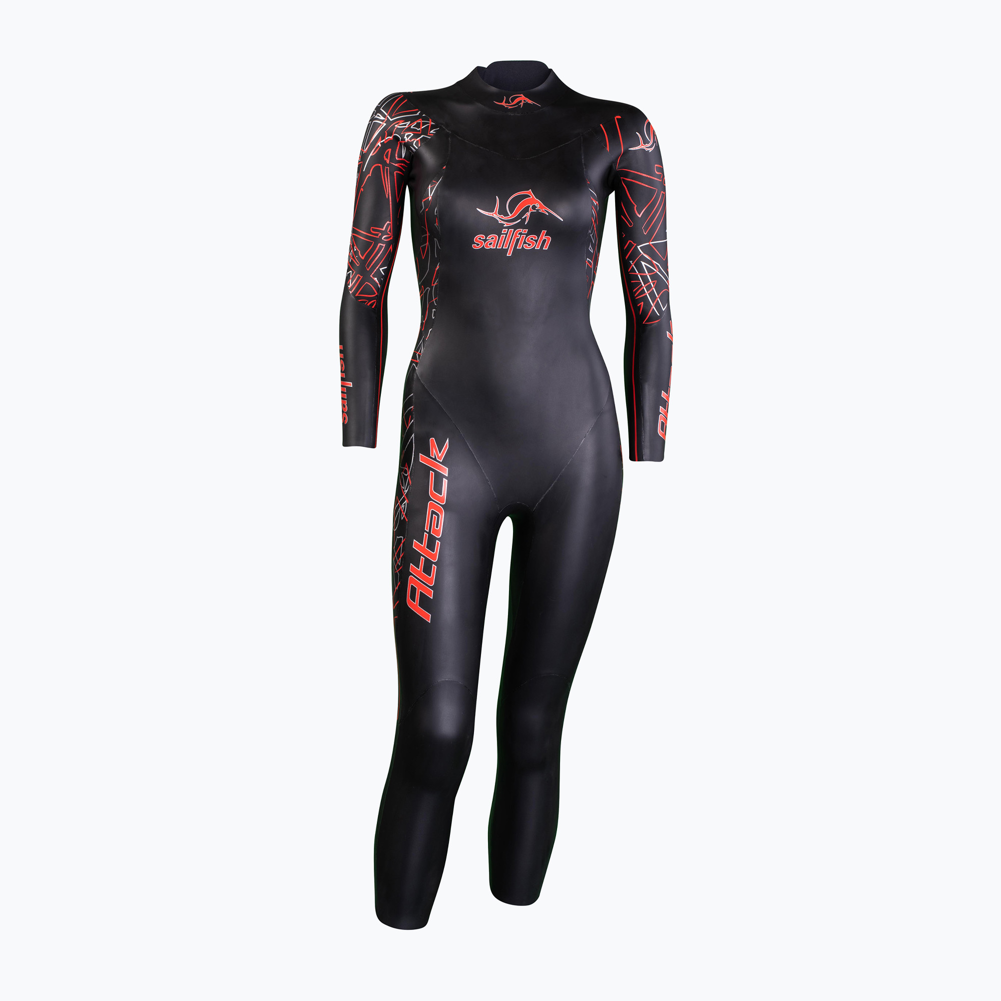 Women's triathlon wetsuit sailfish Attack 7 black (S)