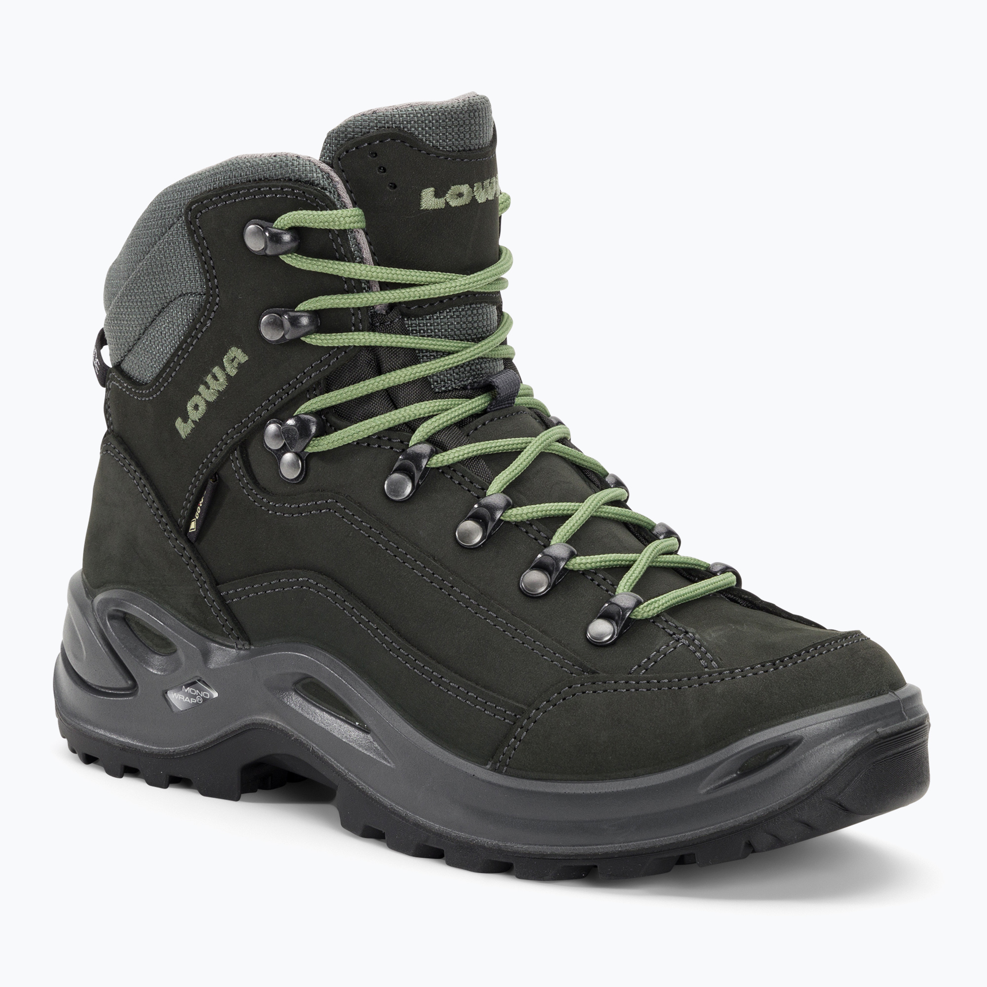 LOWA Renegade GTX Mid graphite/jade shoes (38 EU)