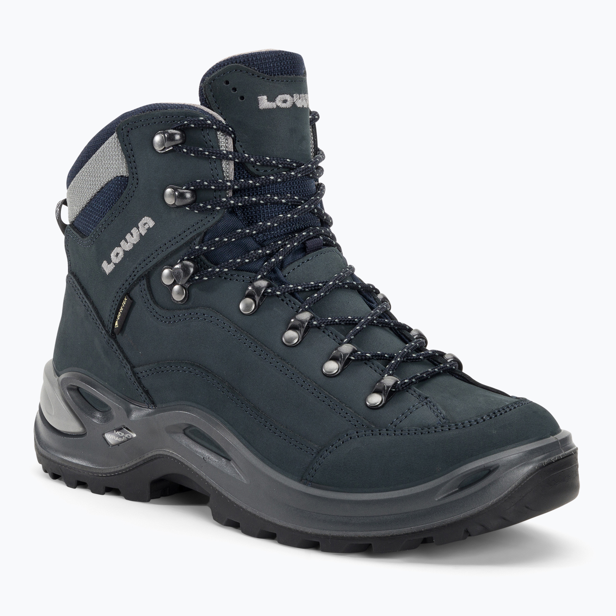 LOWA Renegade GTX Mid navy/grau shoes (41.5 EU)