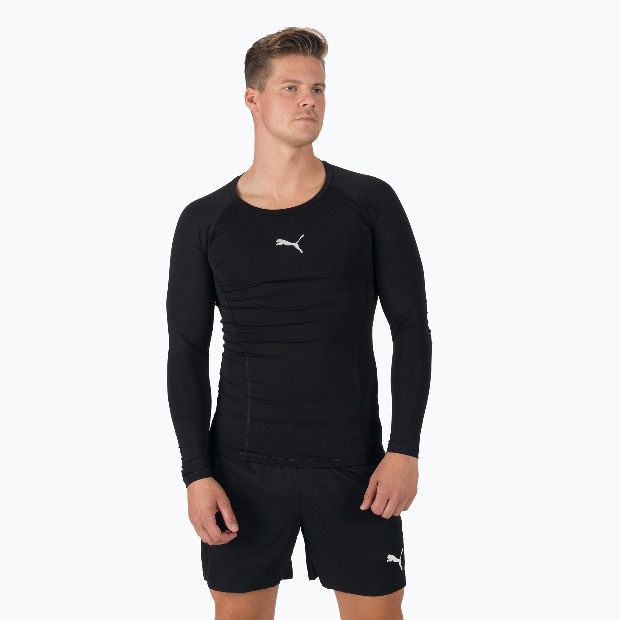 PUMA men's football shirt Liga Baselayer Tee black 655920 03 (XXL)