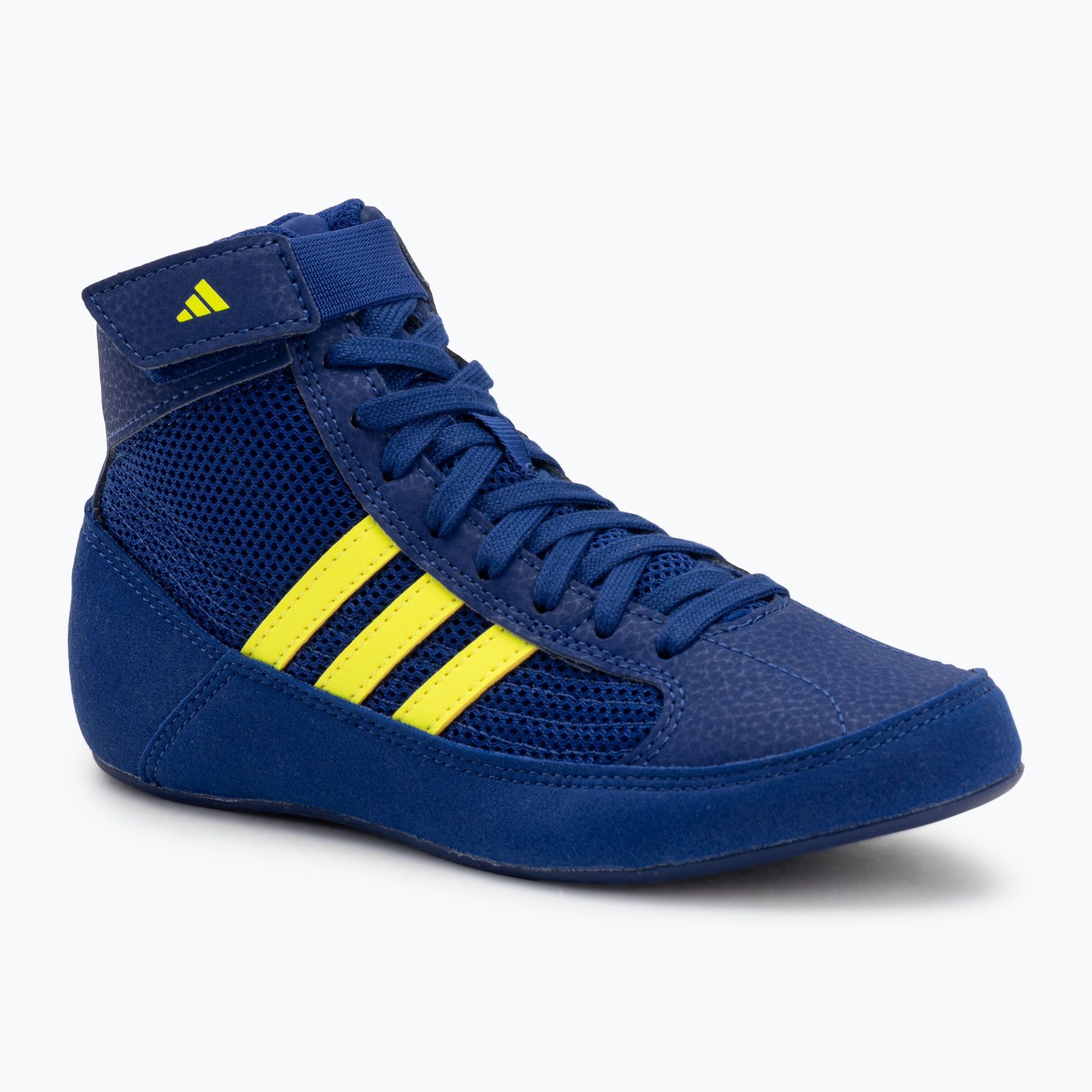 Children's wrestling shoes adidas Havoc 2 blue yellow (38 2/3 EU)