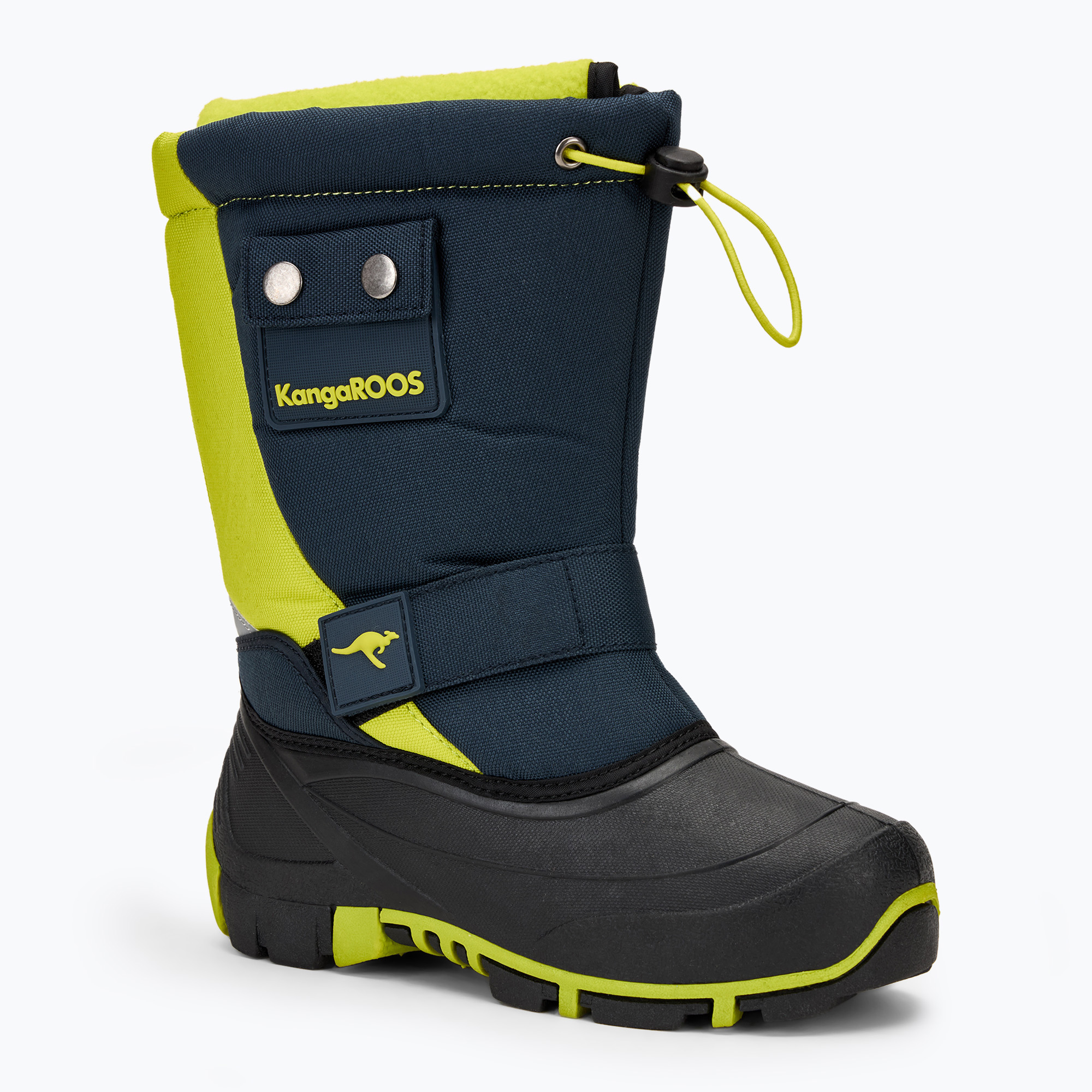 KangaROOS Kanga-Bean II dk navy / lime junior snow boots