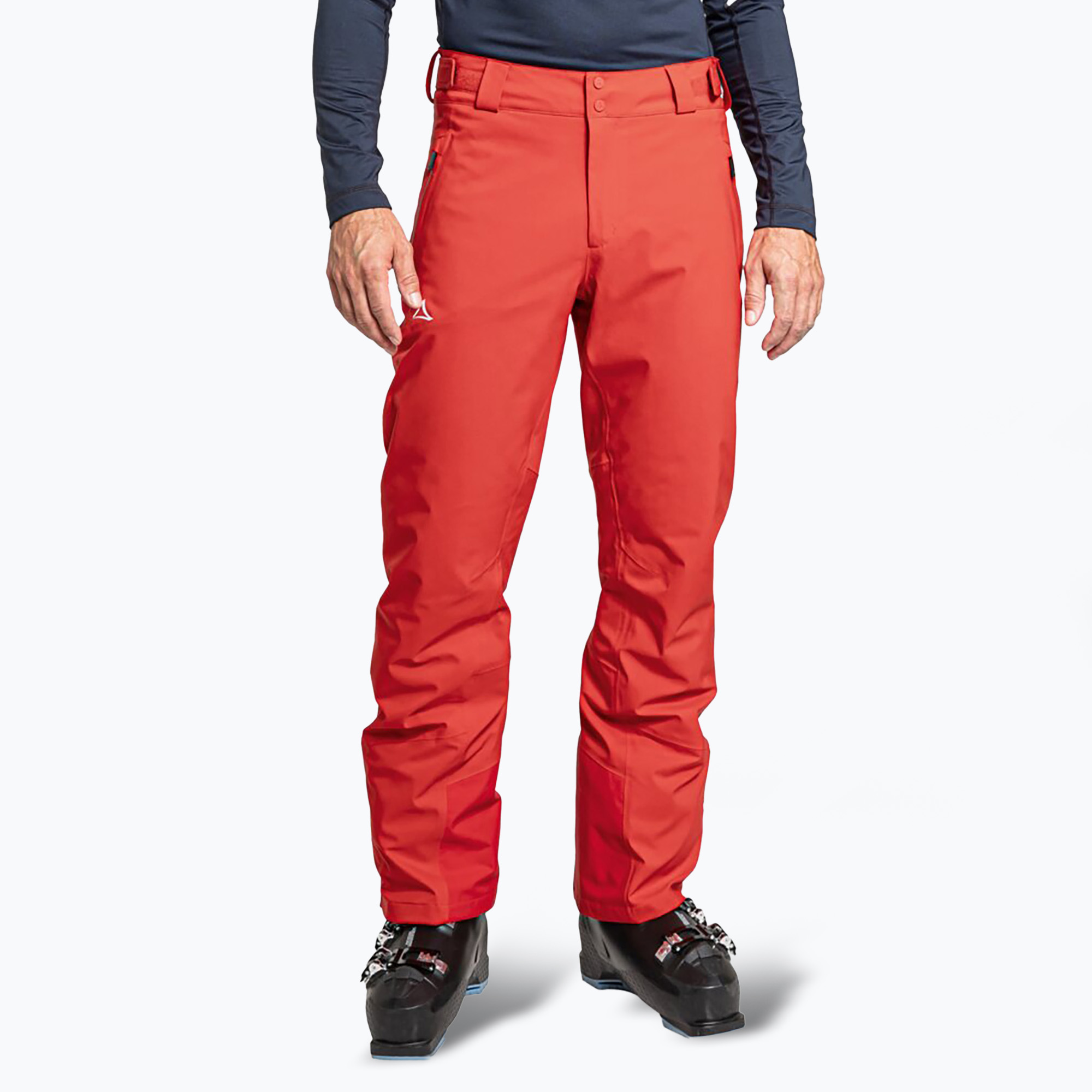 Men's Schöffel Weissach ski trousers barbados cherry (48)