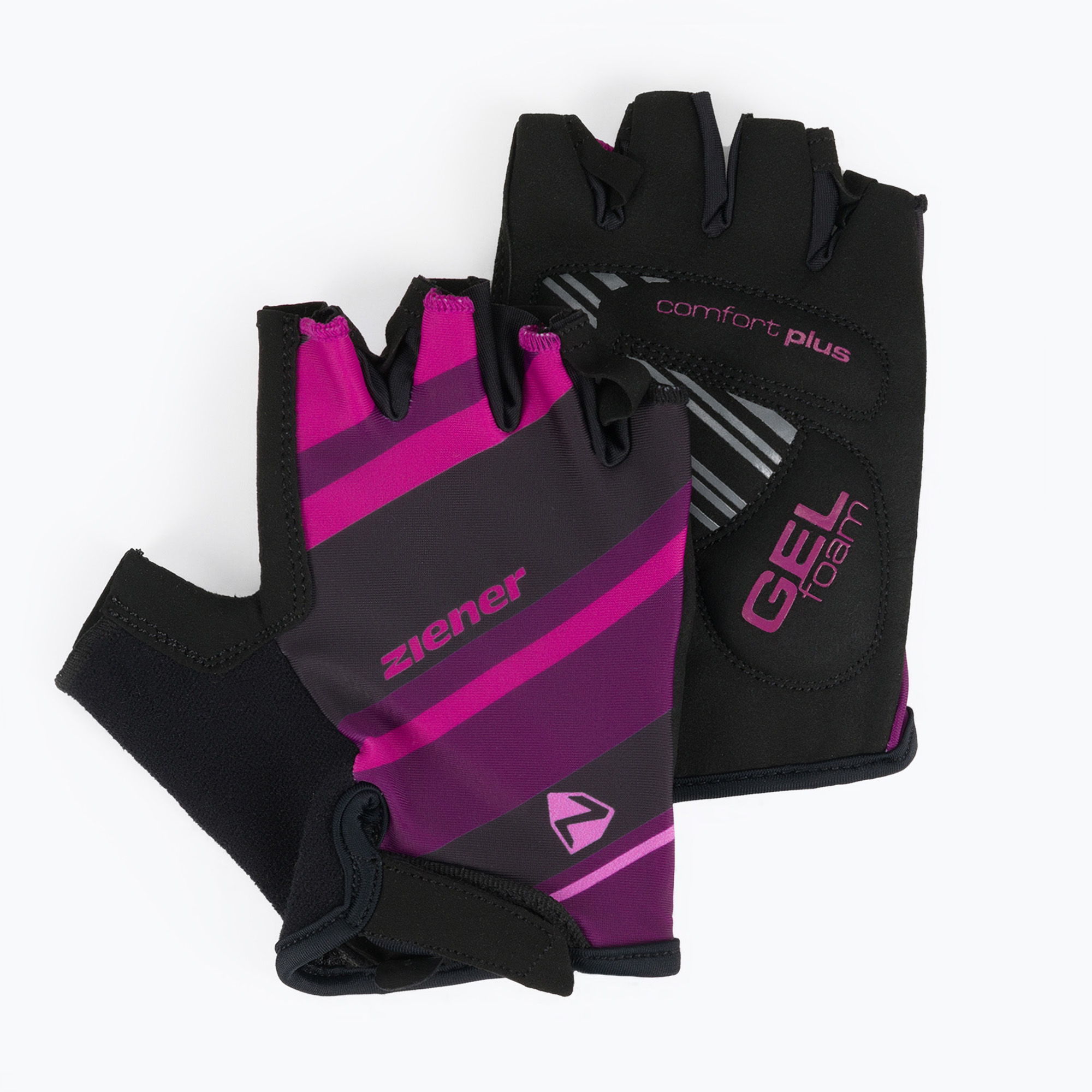 ZIENER MTB Crizy Lady GELfoam purple cycling gloves Z-228100/693 (8.5)