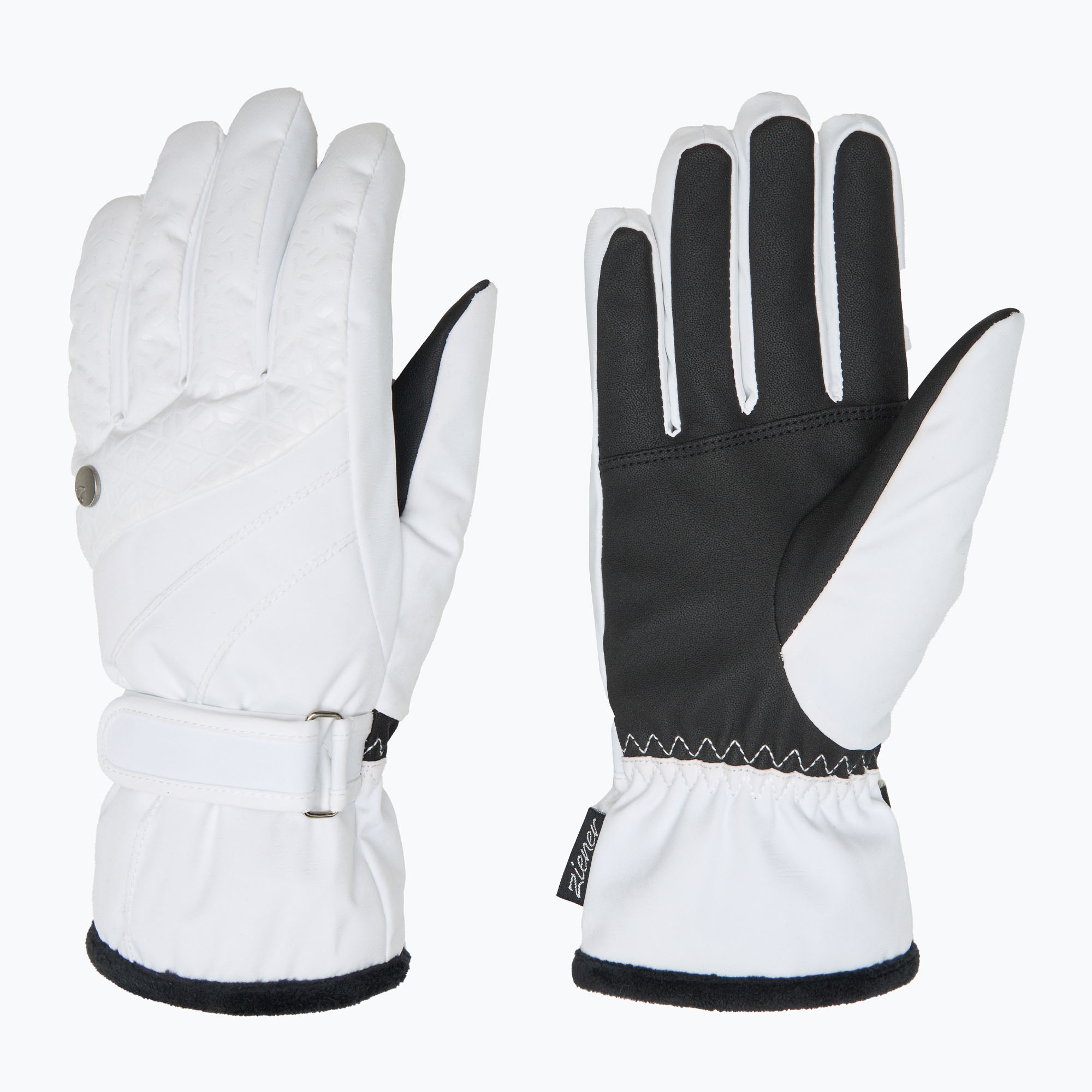 Women's Ski Gloves ZIENER Kasa white (6)