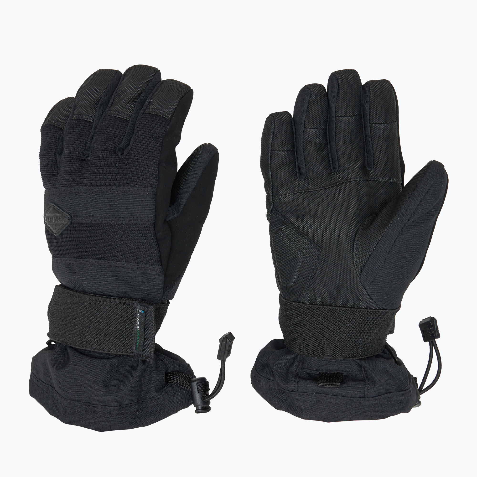 Children's snowboard gloves ZIENER Manu Aquashield black (XL)