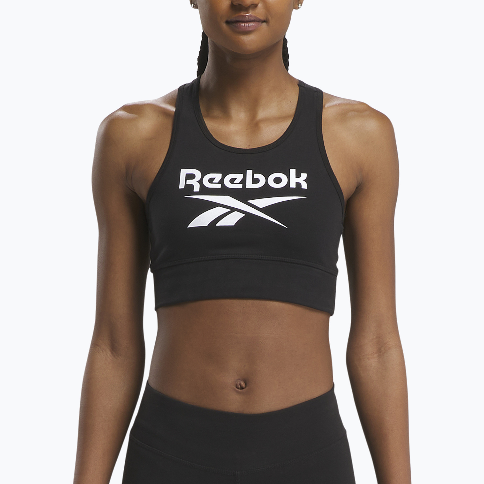 Reebok Identity Big Logo women's training bra black (S)