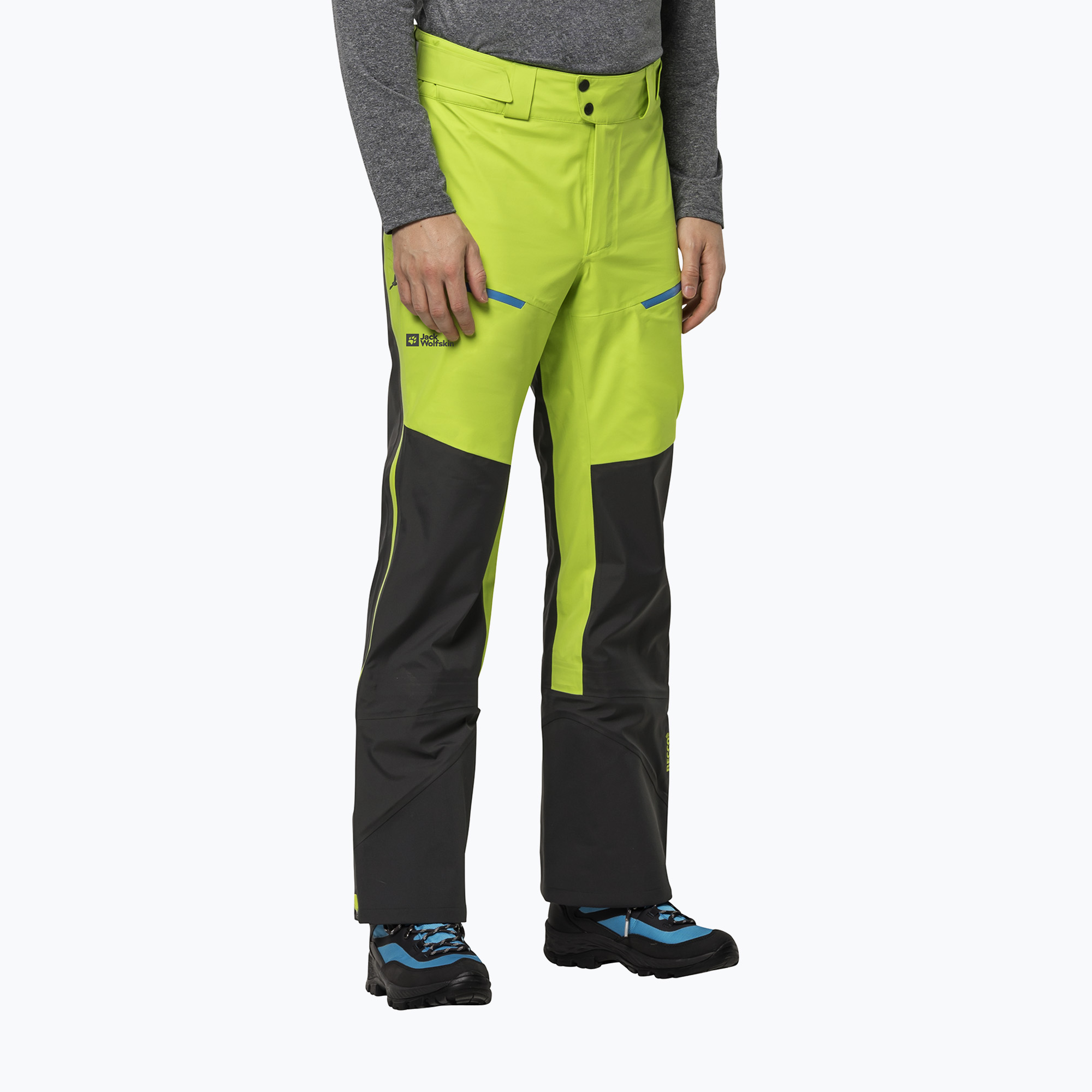 Jack Wolfskin men's Alpspitze 3L ski trousers green/black 1115191 (54)