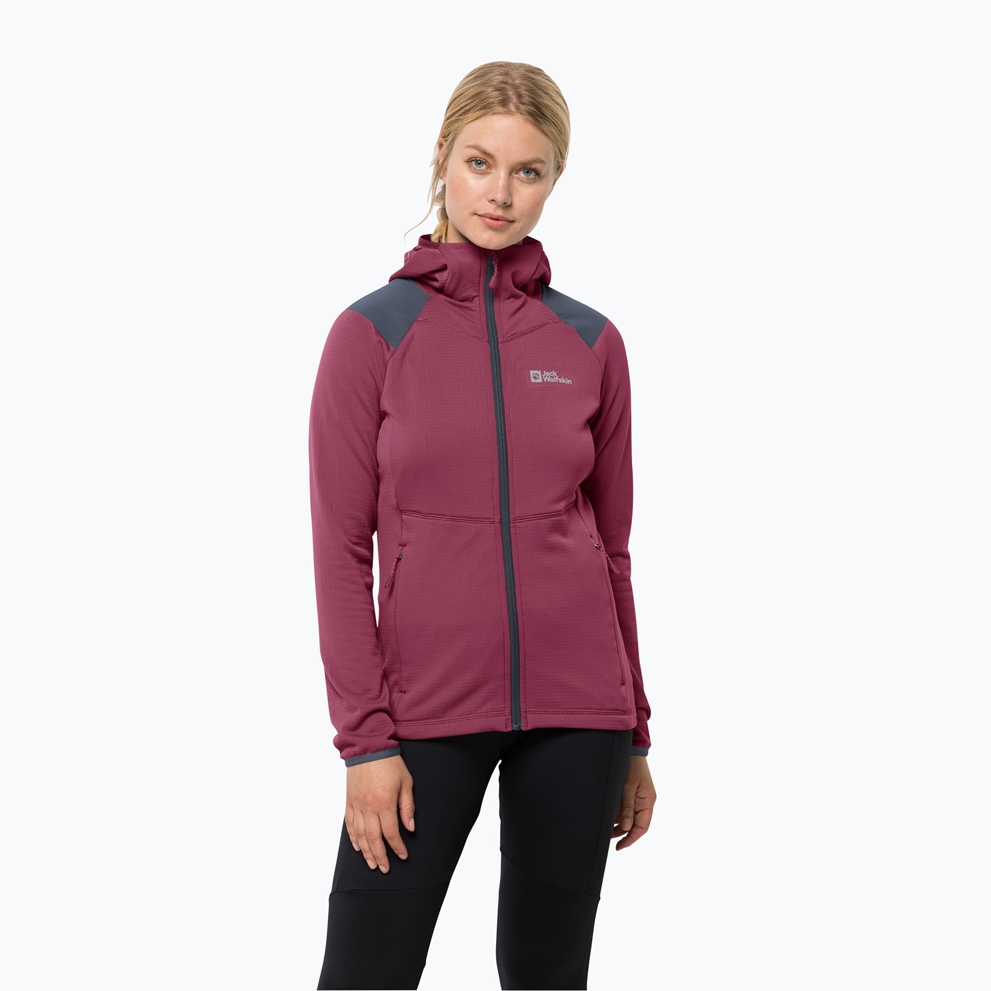 Jack Wolfskin women's trekking jacket Kolbenberg Hooded FZ orange 1711071 (XS)