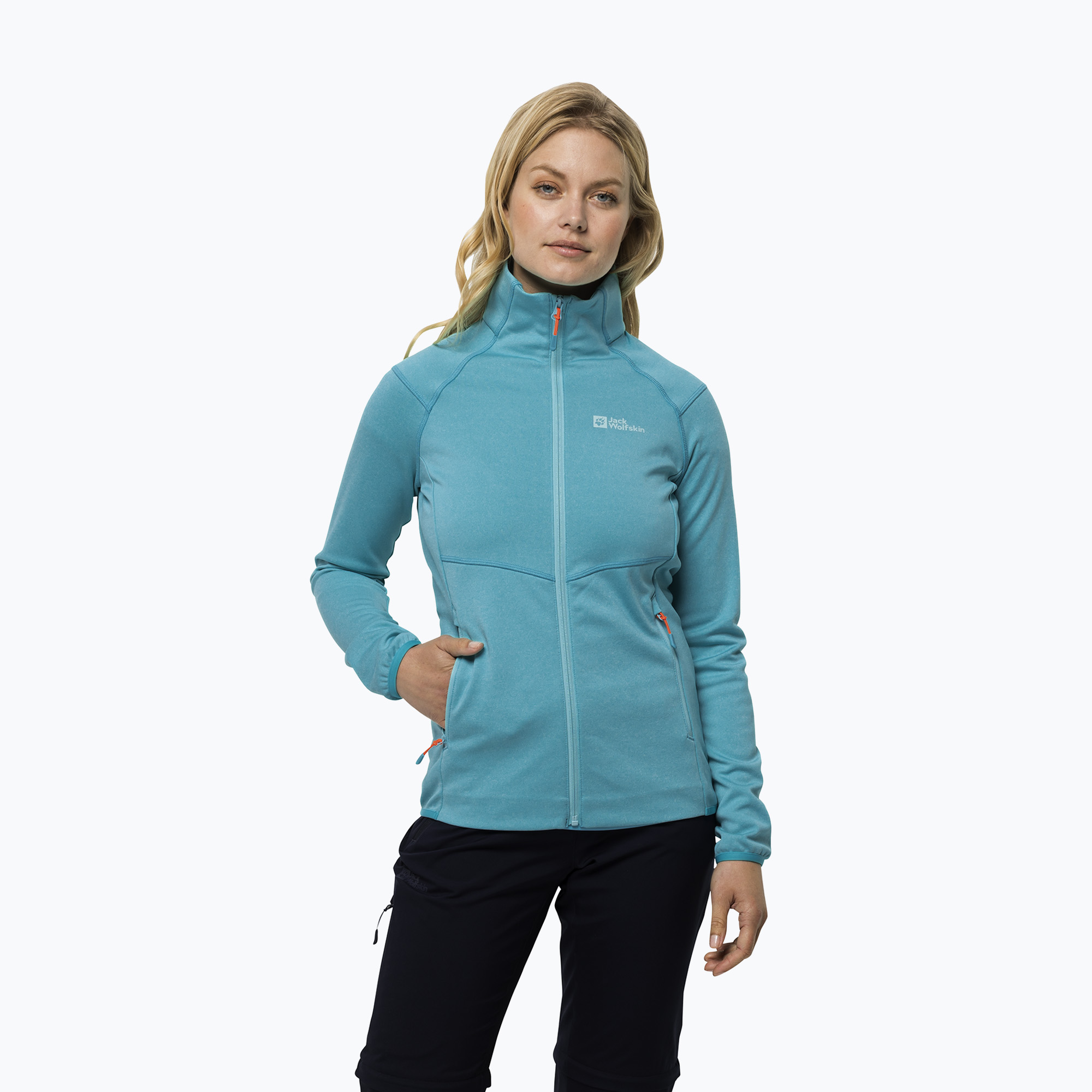 Jack Wolfskin women's trekking jacket Fortberg FZ blue 1711101