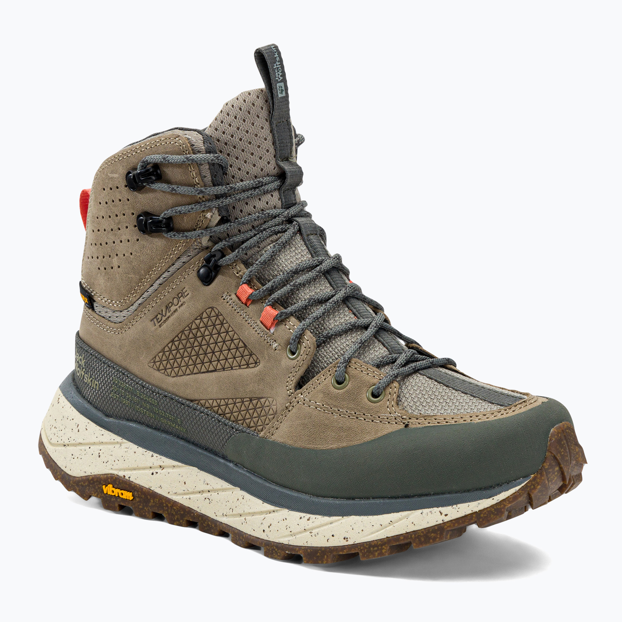 Jack Wolfskin women's trekking boots Terraquest Texapore Mid green 4056391_5150_040