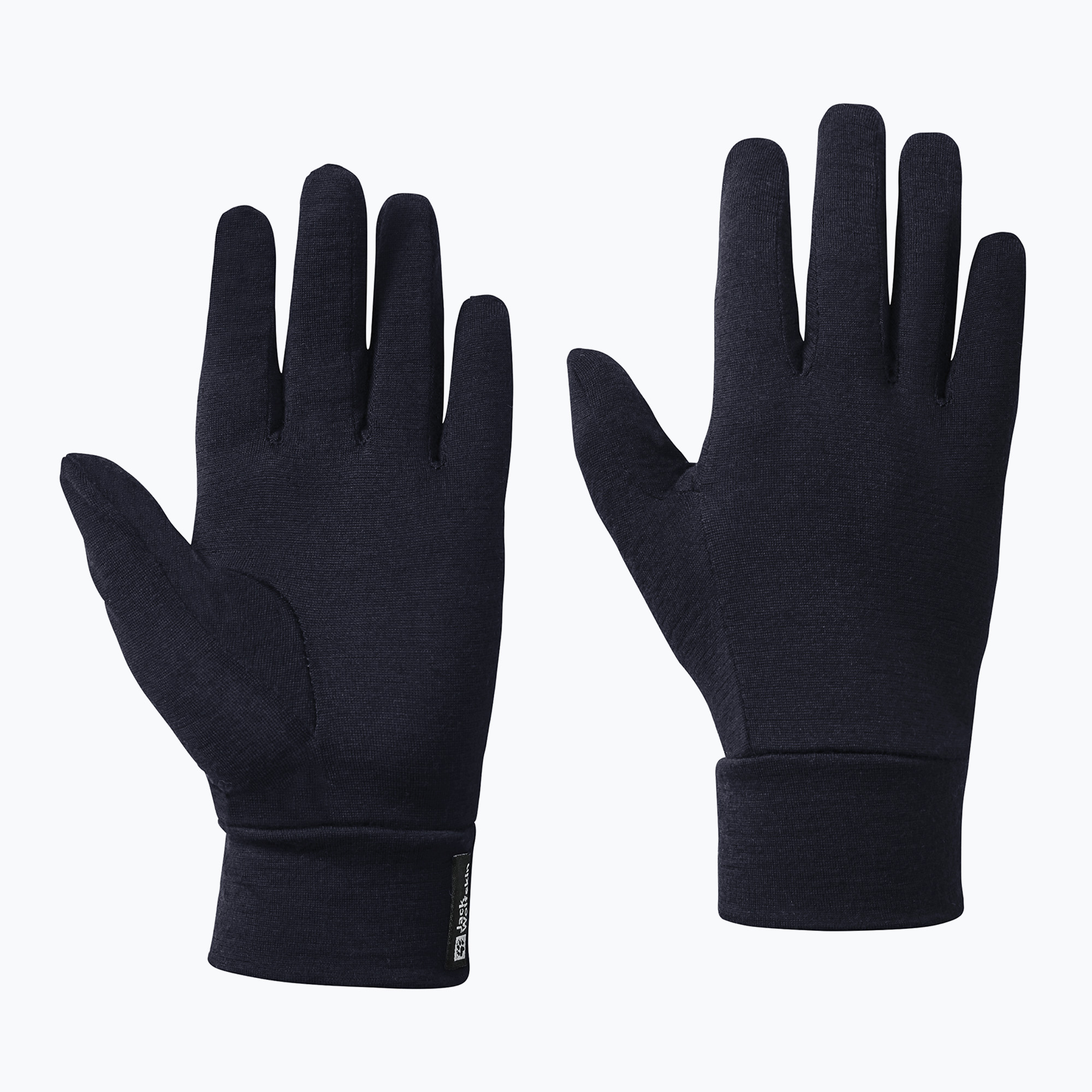 Jack Wolfskin Merino Glove night blue trekking gloves (S)