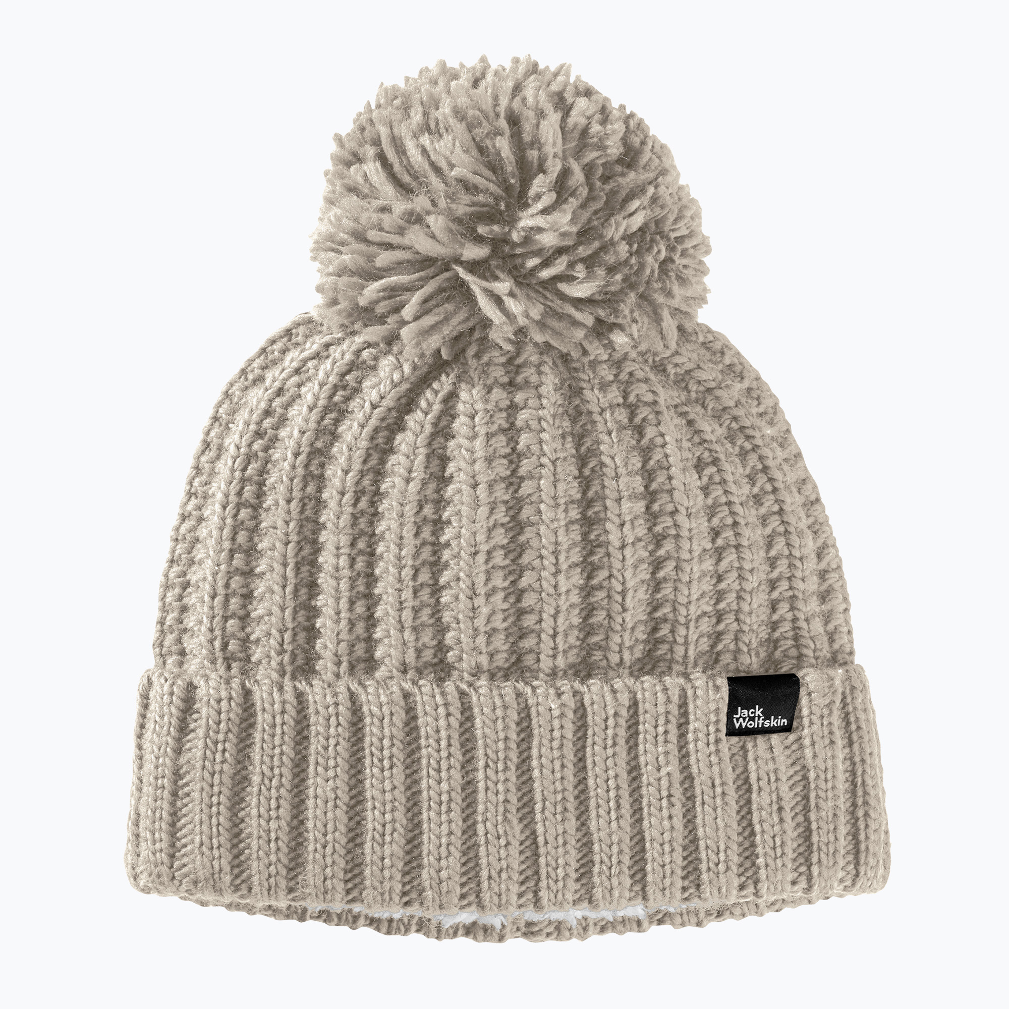 Women's winter beanie Jack Wolfskin Highloft Knit dusty grey
