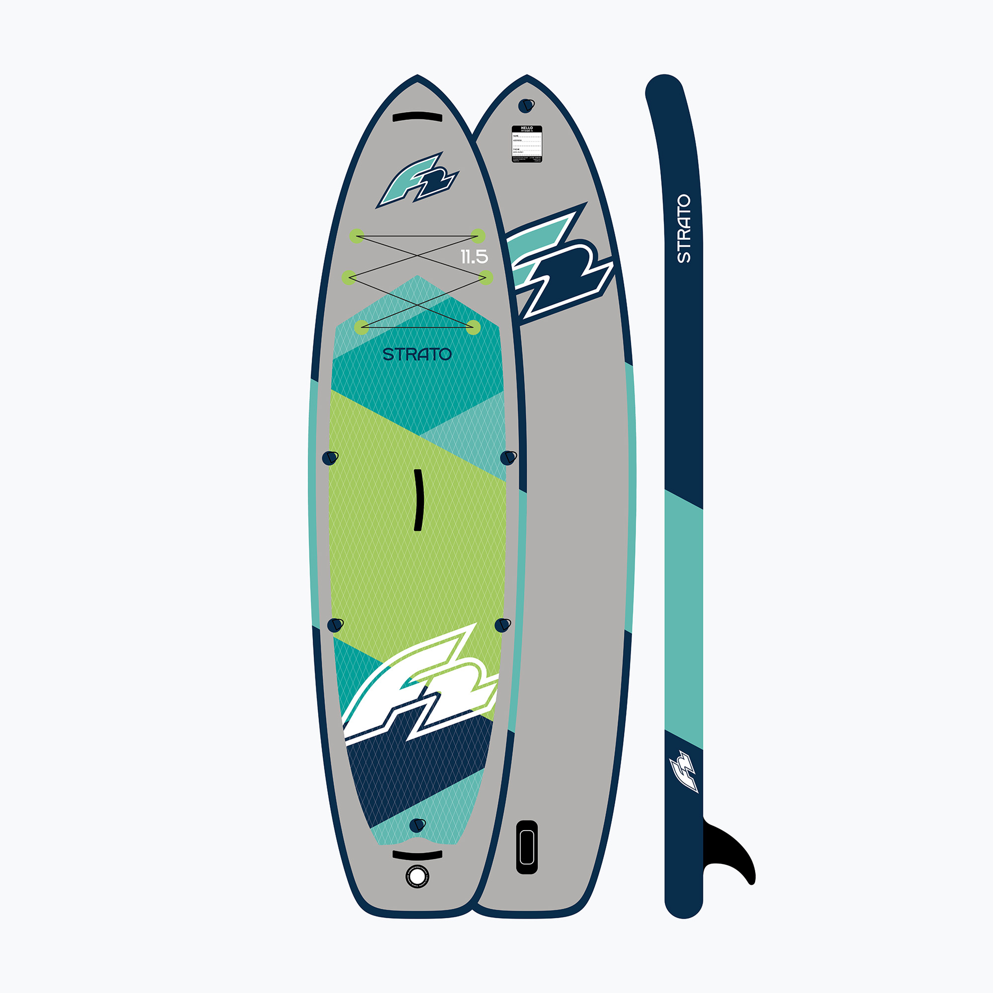 SUP board F2 Strato 12'2'' green (12'2'')