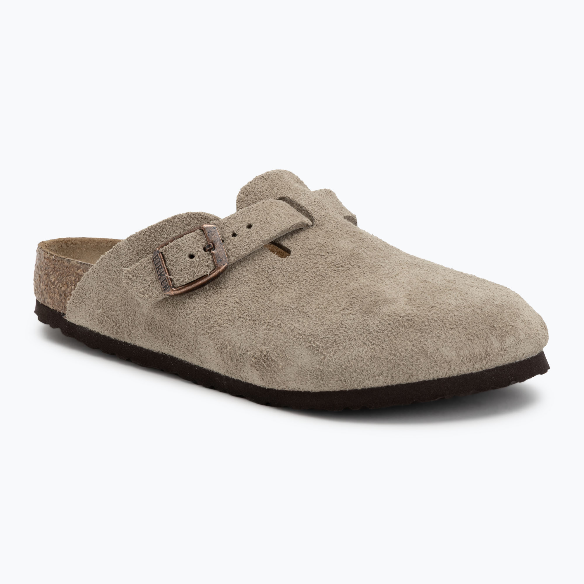 BIRKENSTOCK Boston Kids Narrow taupe flip-flops (28 EU)