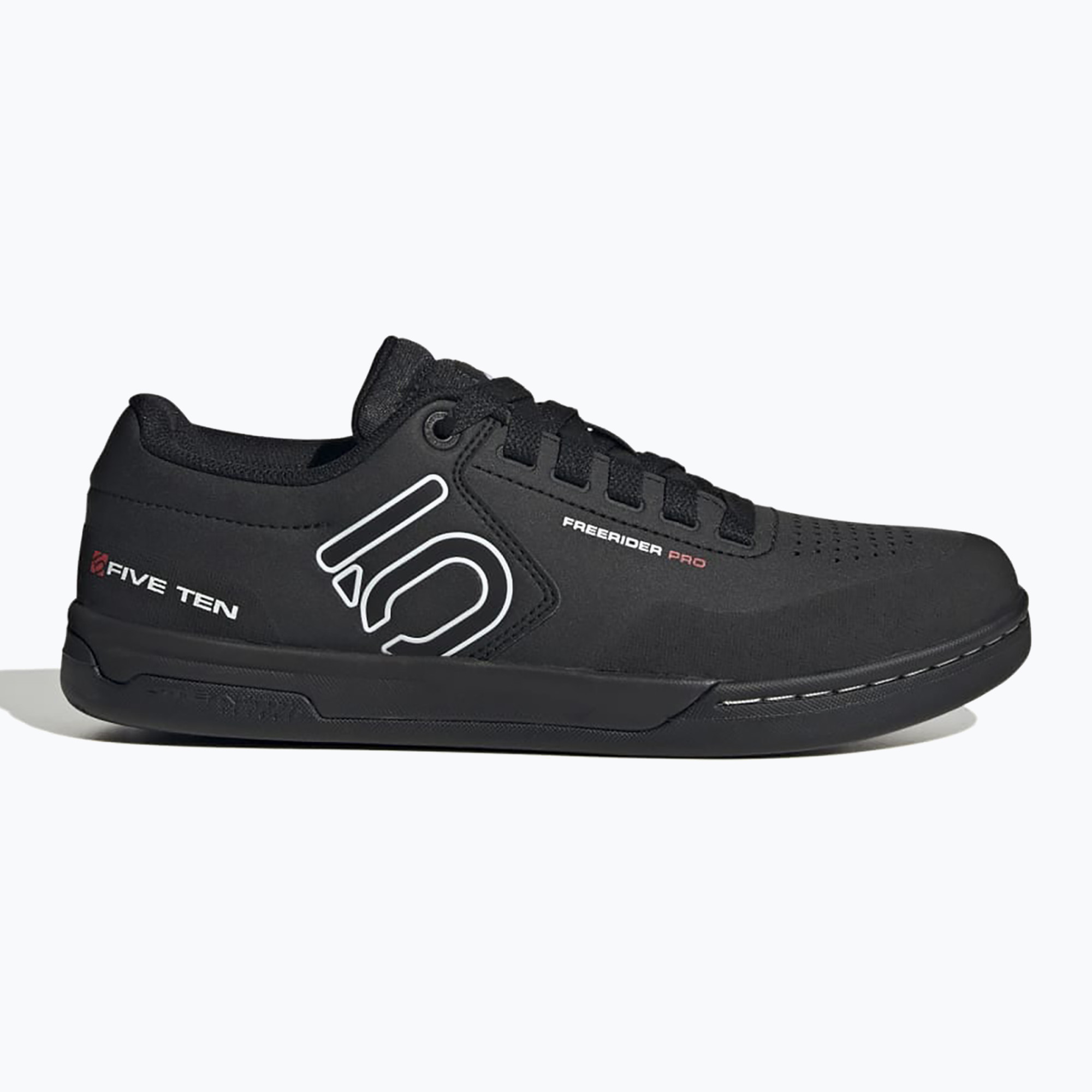 Men's adidas FIVE TEN Freerider Pro core black/cloud white/cloud white platform cycling shoes (42 2/3 EU)
