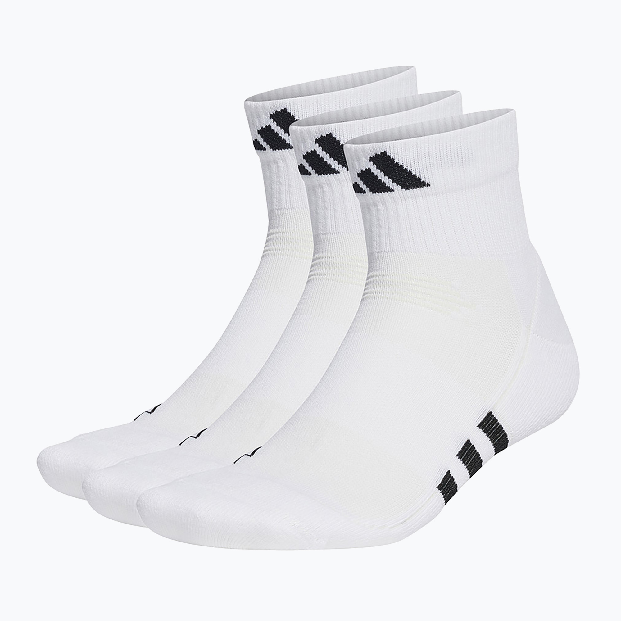 adidas Prf Cush Mid socks 3 pairs white (L)