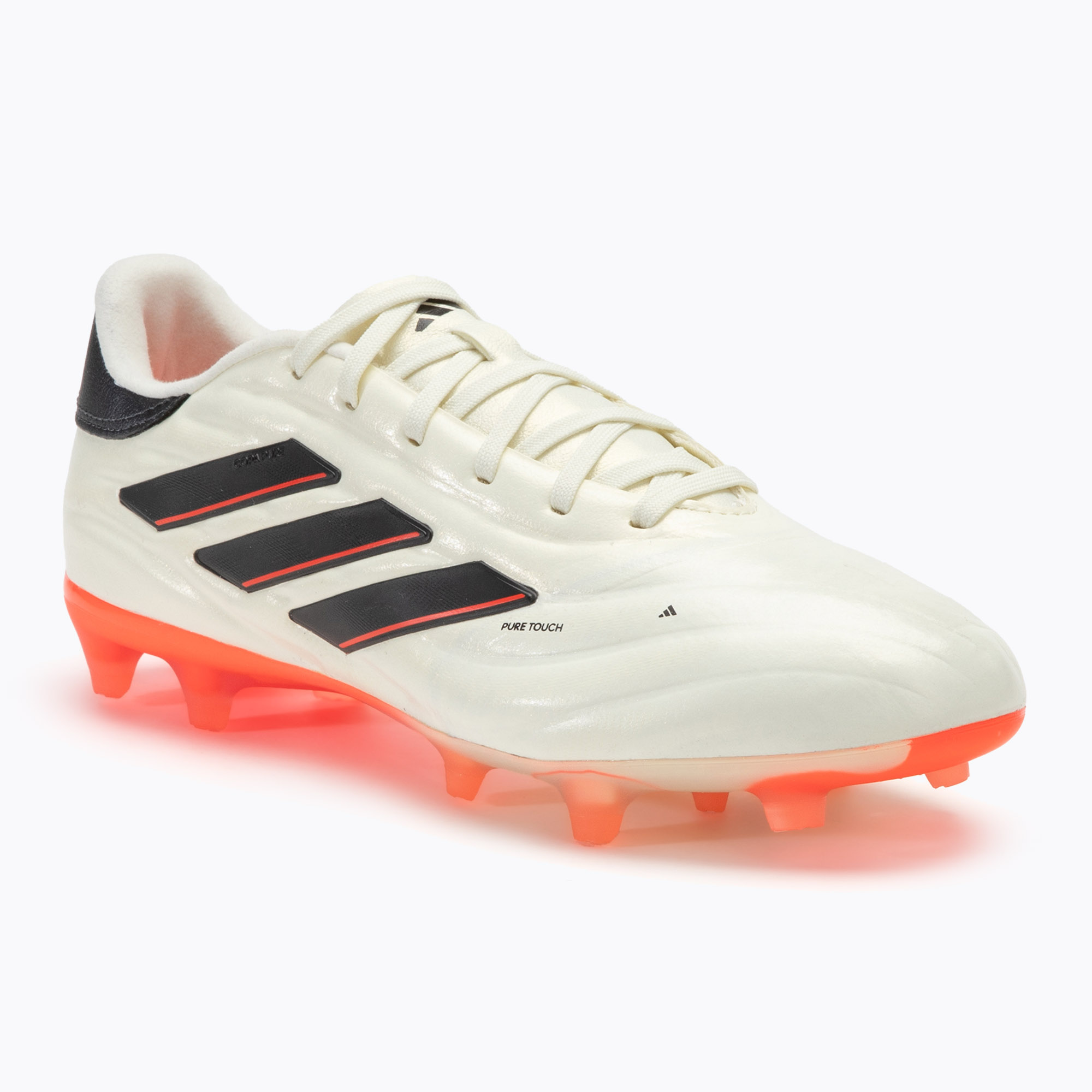 Men's adidas Copa Pure II Pro FG football boots ivory/core black/solar red (46 EU)