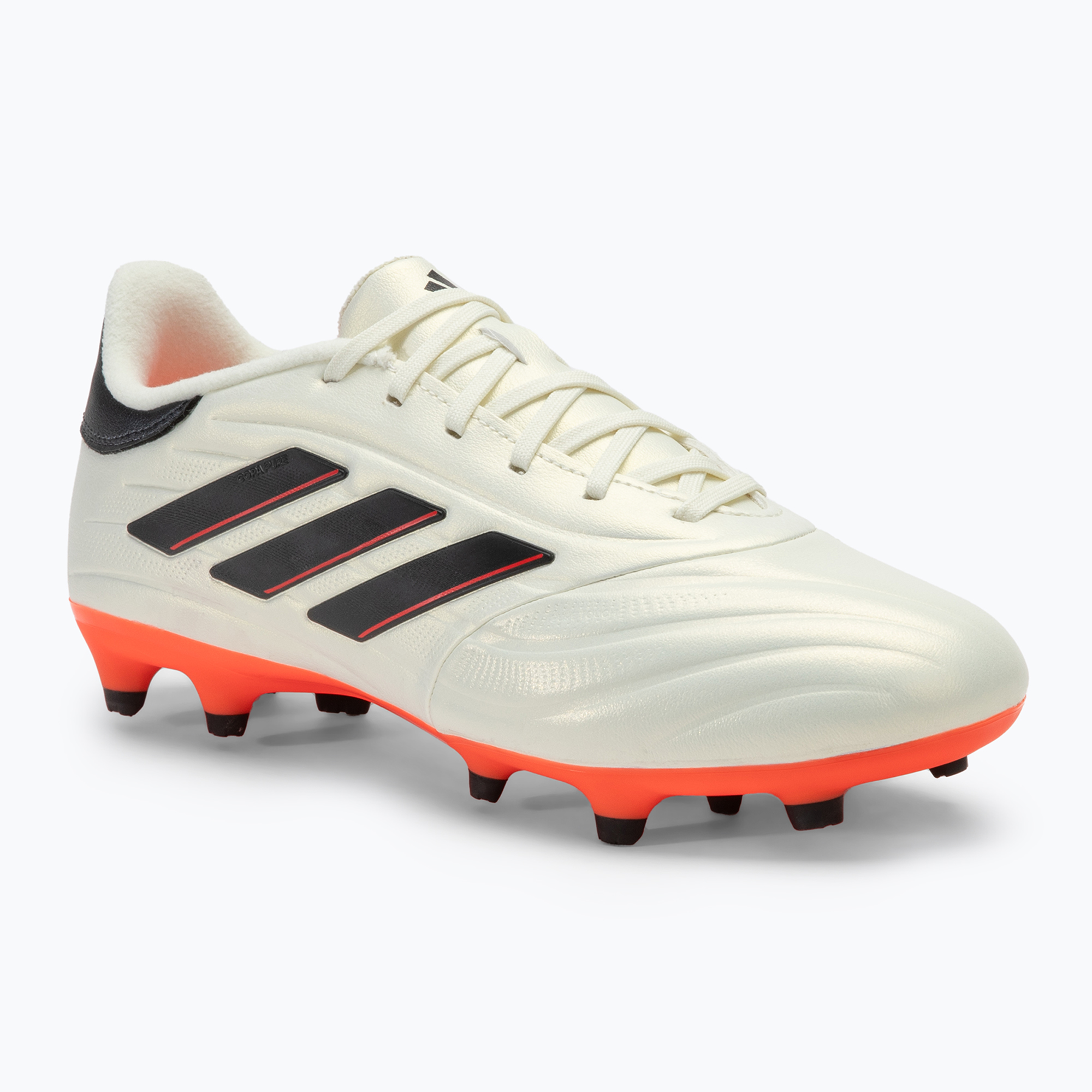Football boots adidas Copa Pure II League FG ivory/core black/solar red (41 1/3 EU)