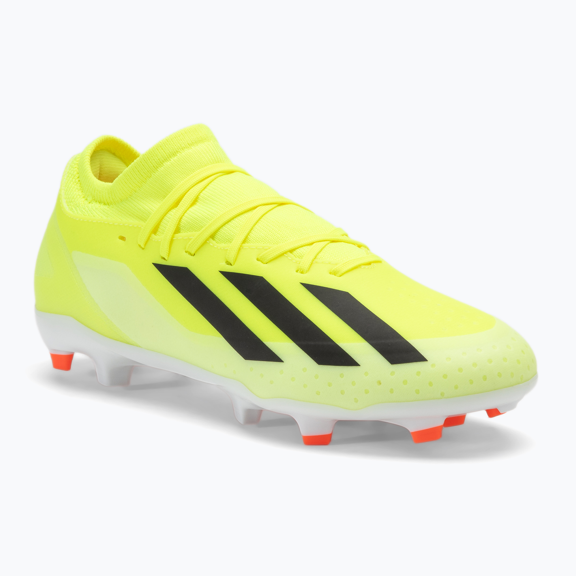 Men's adidas X Crazyfast League FG team football boots solar yellow/core black/cloud white (45 1/3 EU)