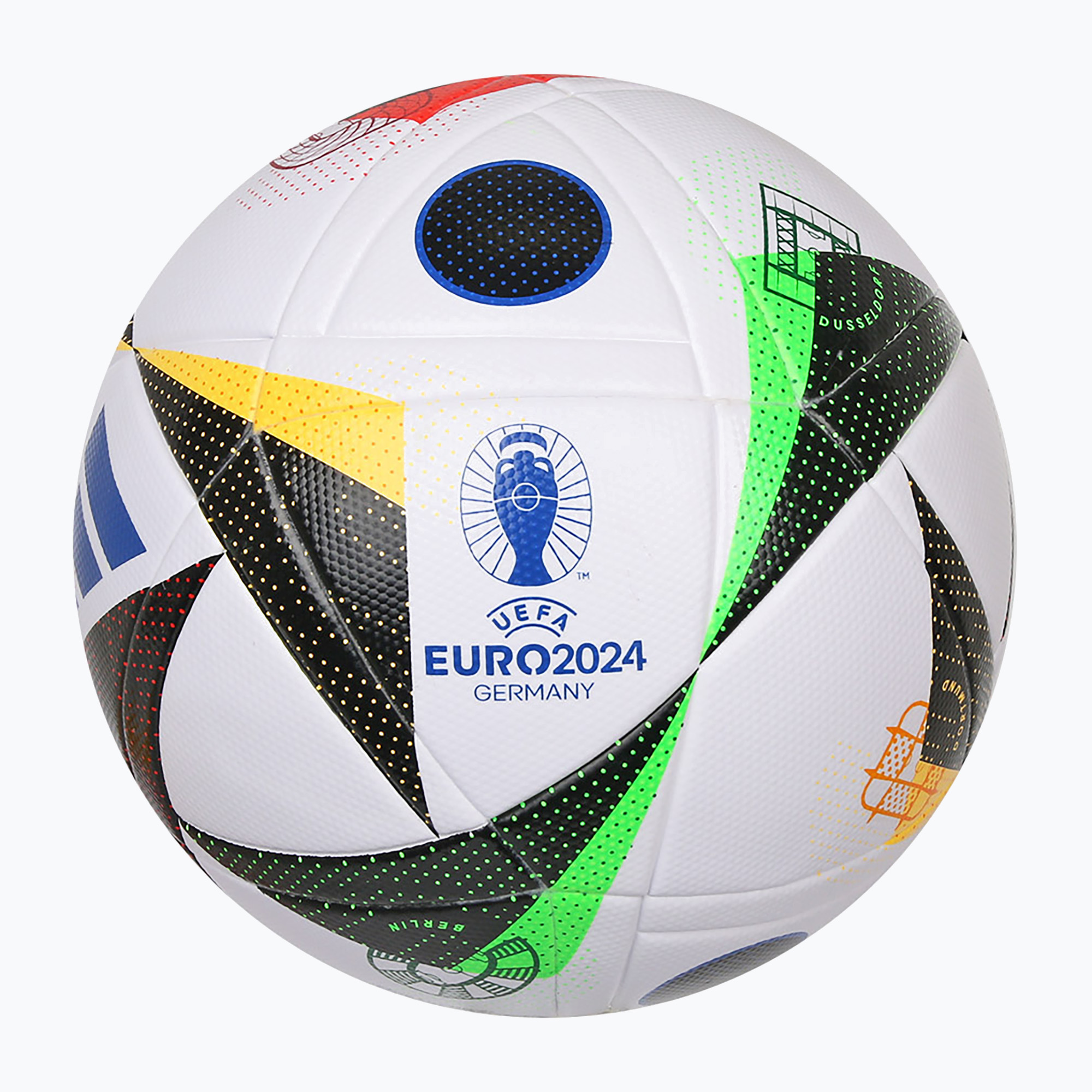 adidas Fussballliebe 2024 League Box white/black/glow blue size 5 football (5)