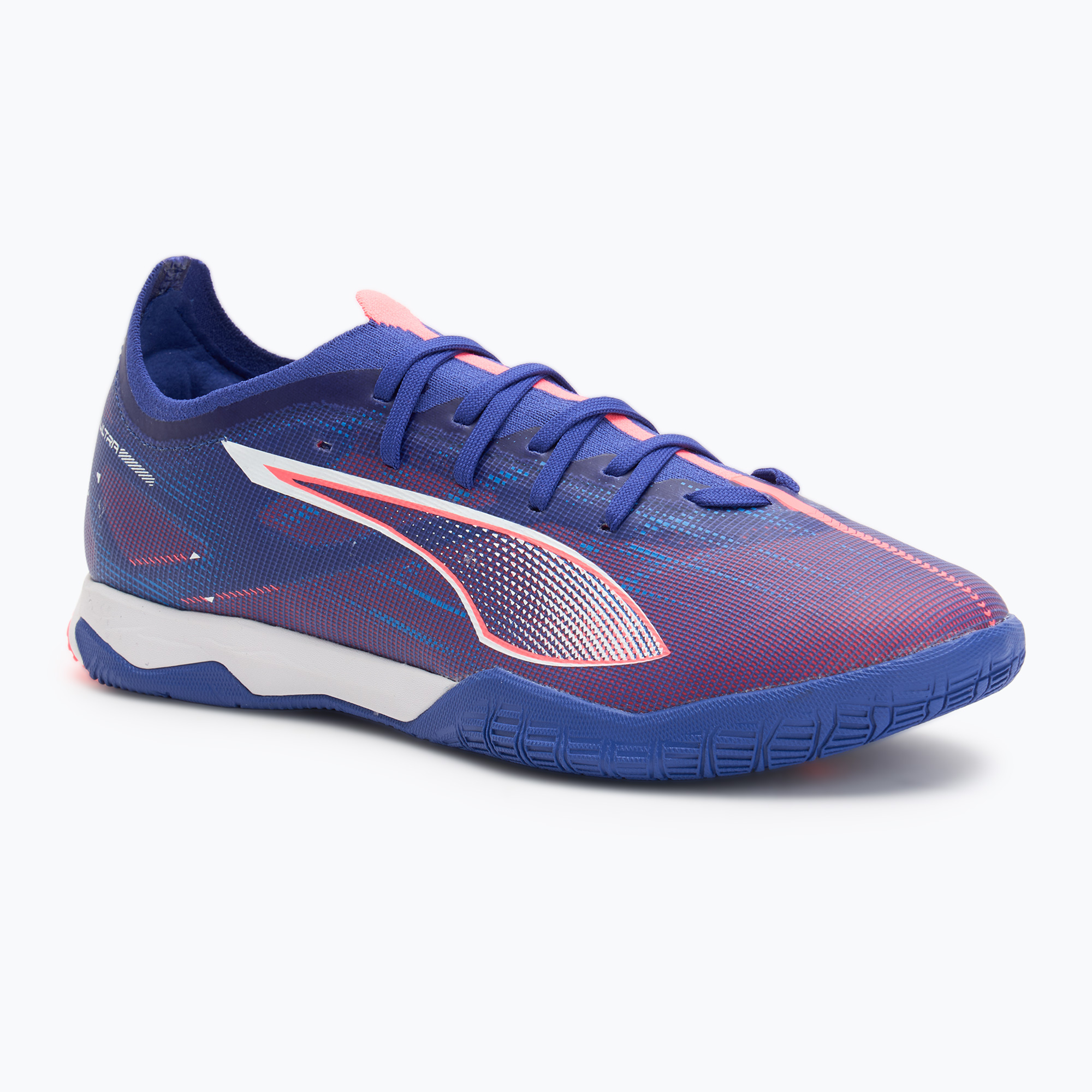 PUMA Ultra 5 Match IT lapis lazuli/puma white/sunset glow football boots (43 EU)