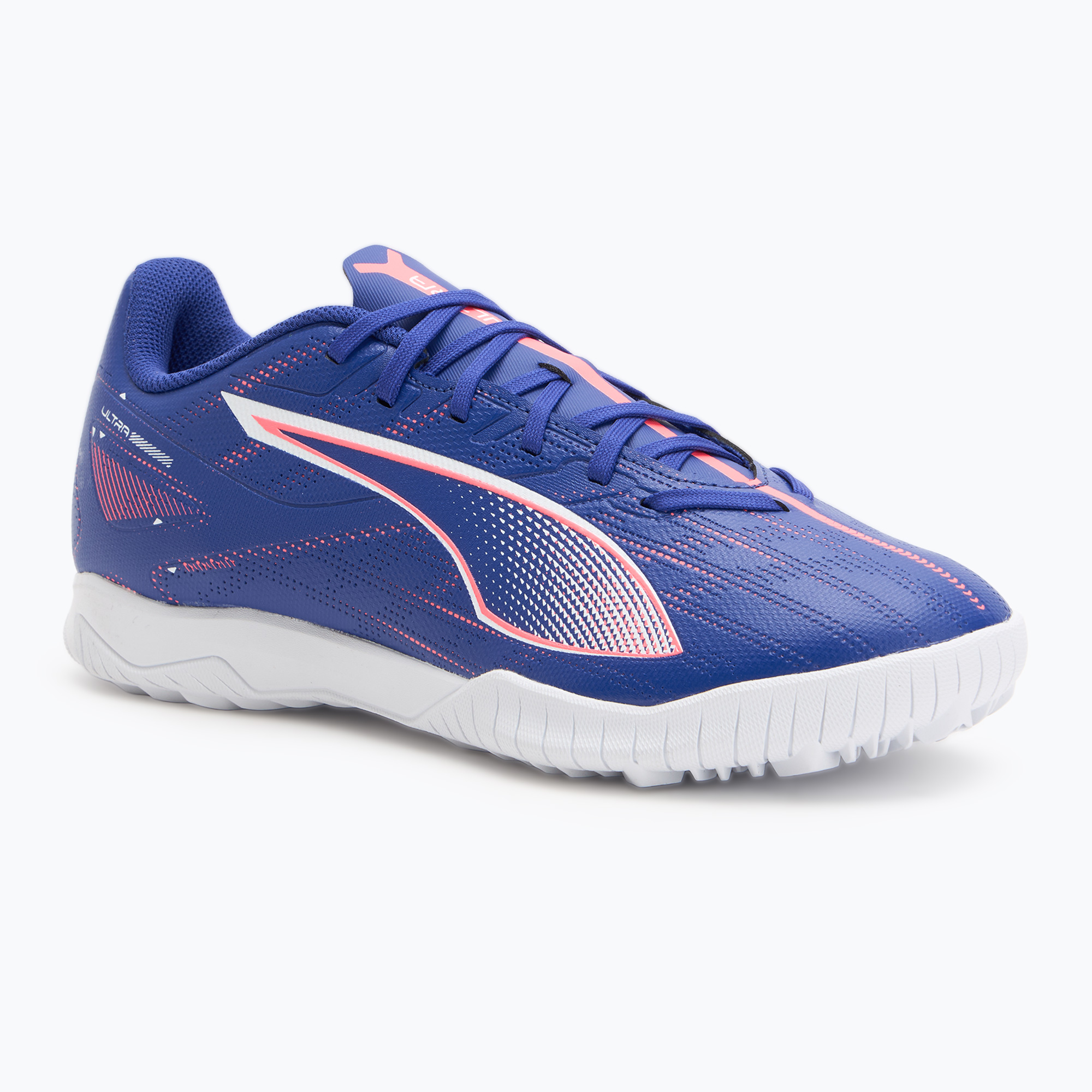Men's PUMA Ultra 5 Play TT lapis lazuli/puma white/sunset gloe football boots (40.5 EU)