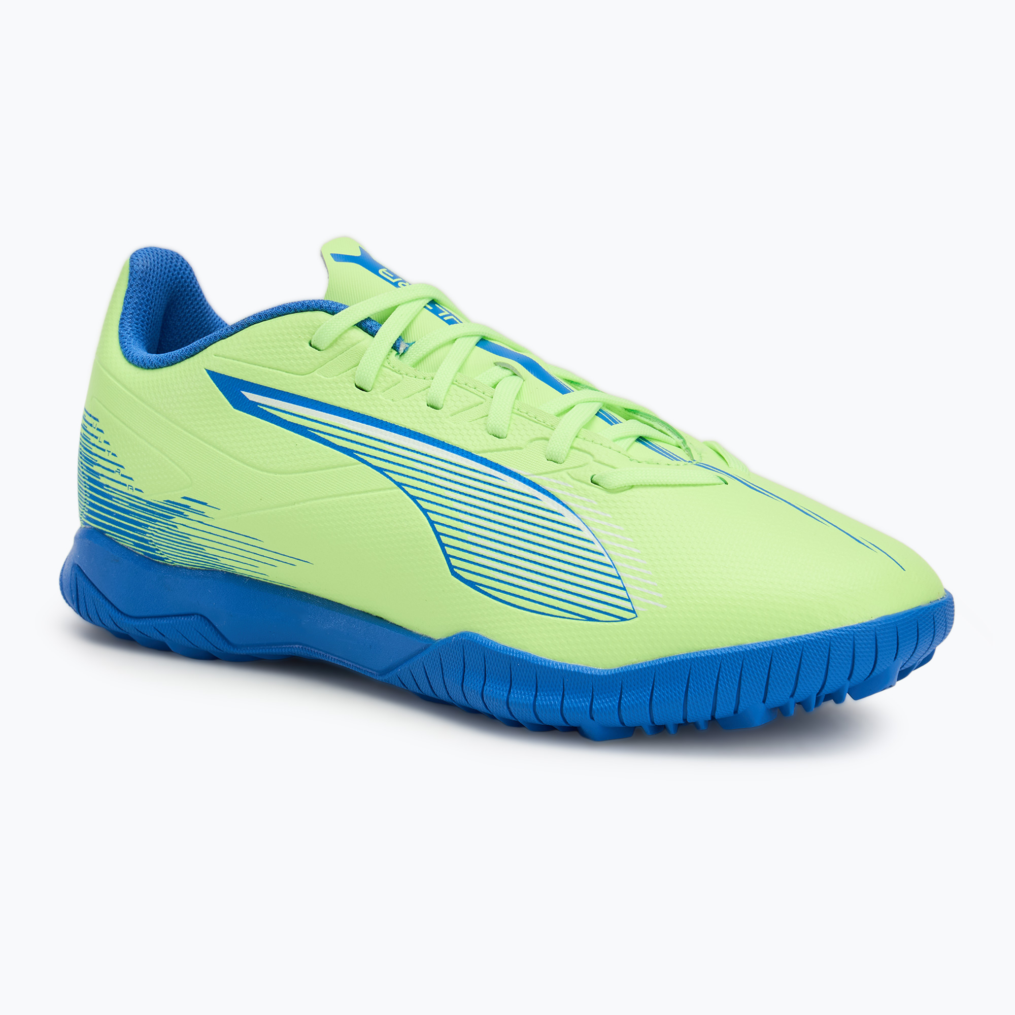 Men's football boots PUMA Ultra 5 Play TT fizzy apple/puma white (43 EU)