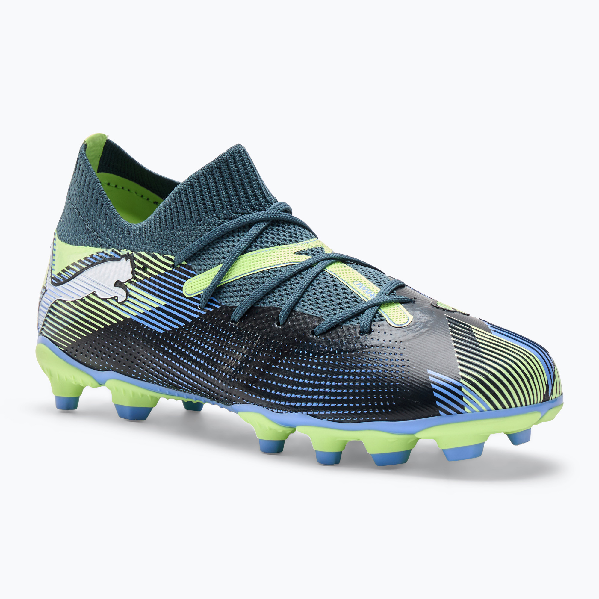 PUMA Future 7 Match FG/AG Jr children's football boots grey skies/puma white (35.5 EU)