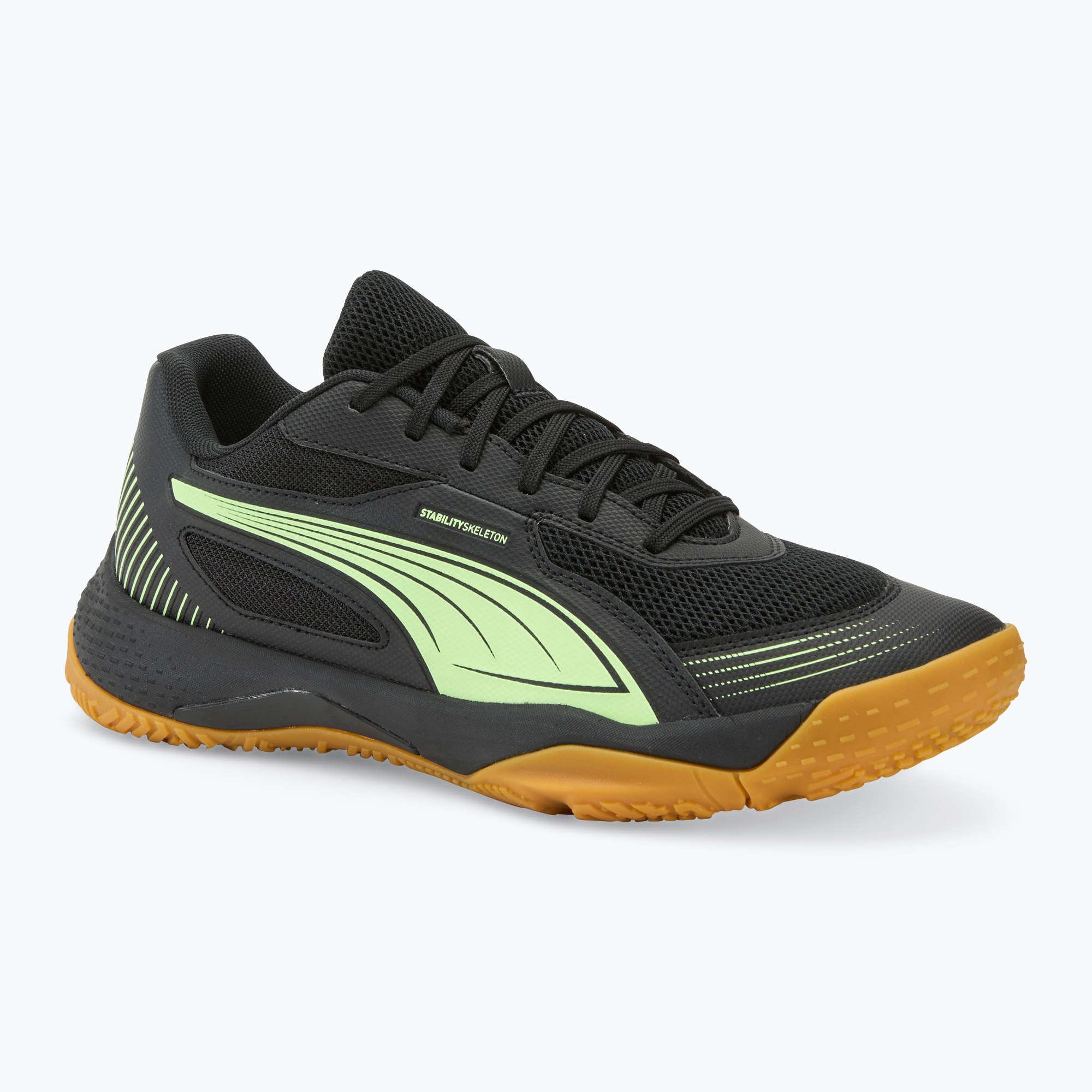 PUMA Solarflash III indoor sports shoe puma black/fizzy apple (46 EU)
