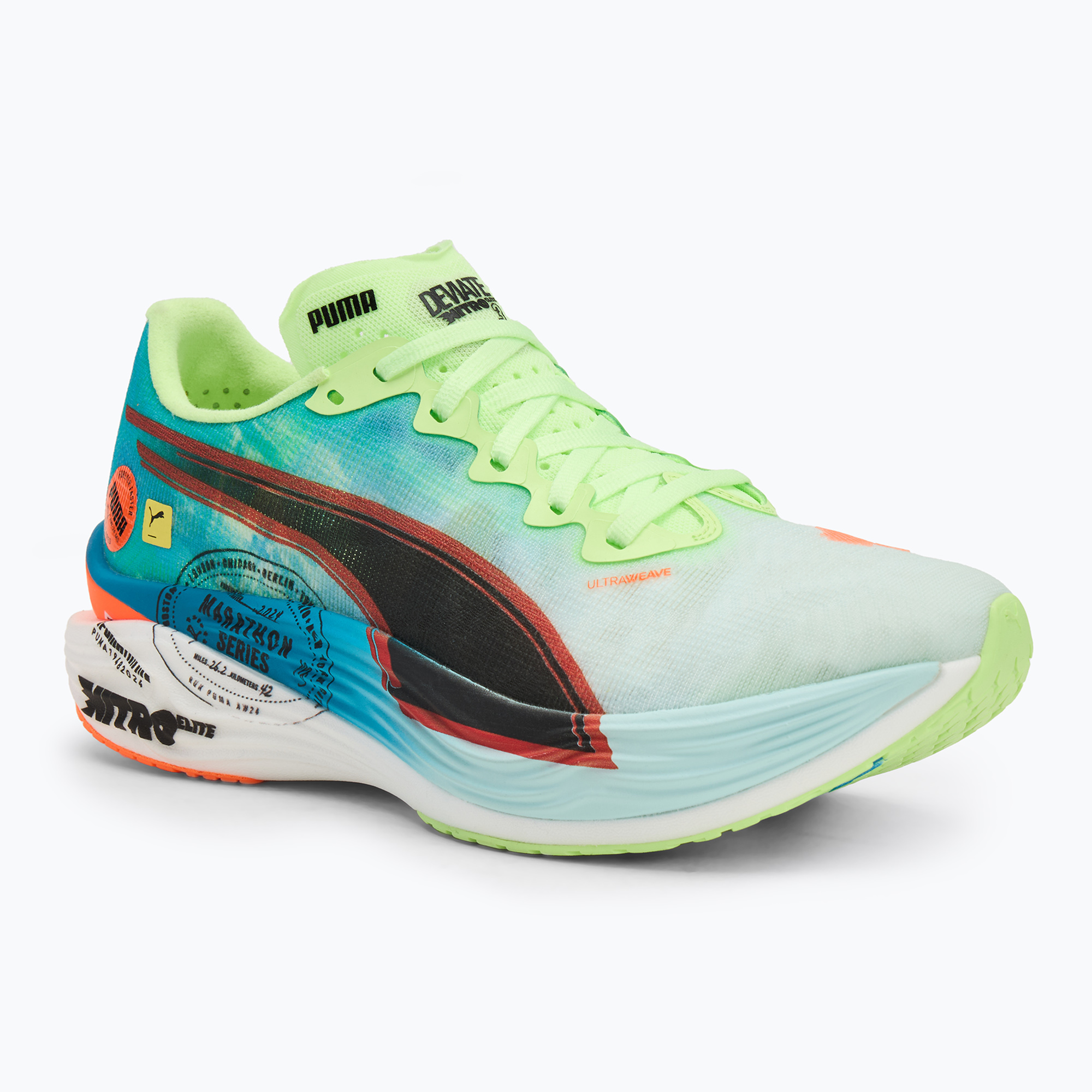 Women's running shoes PUMA Deviate Nitro Elite 3 Marathon Series nitro black (37.5 EU)